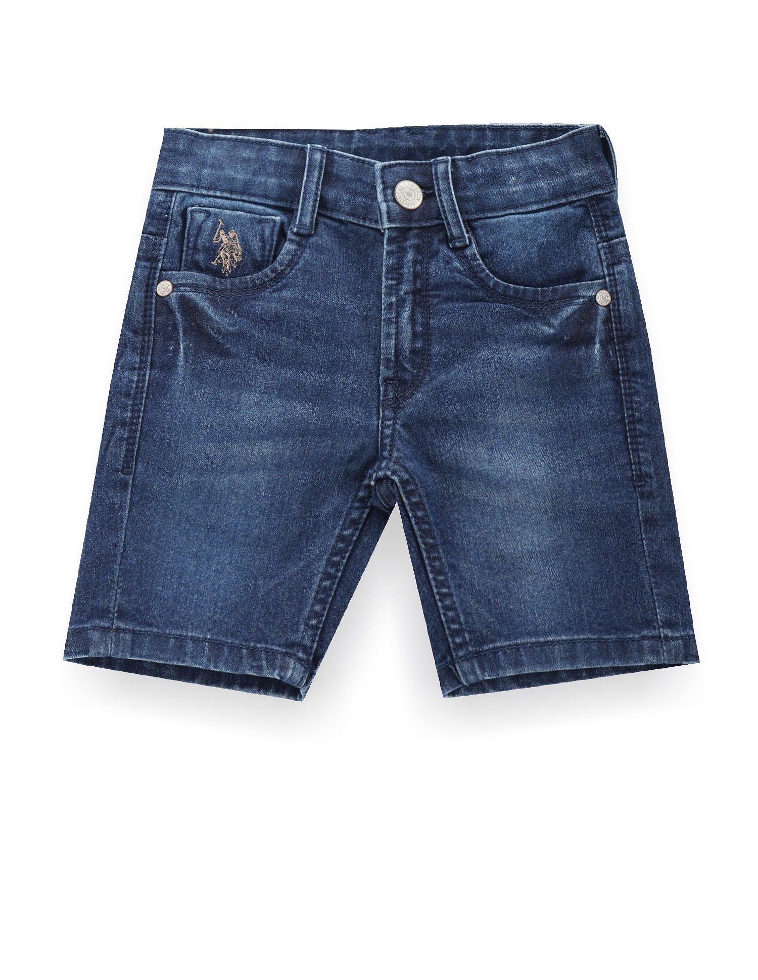 Boys Dark Wash Denim Shorts