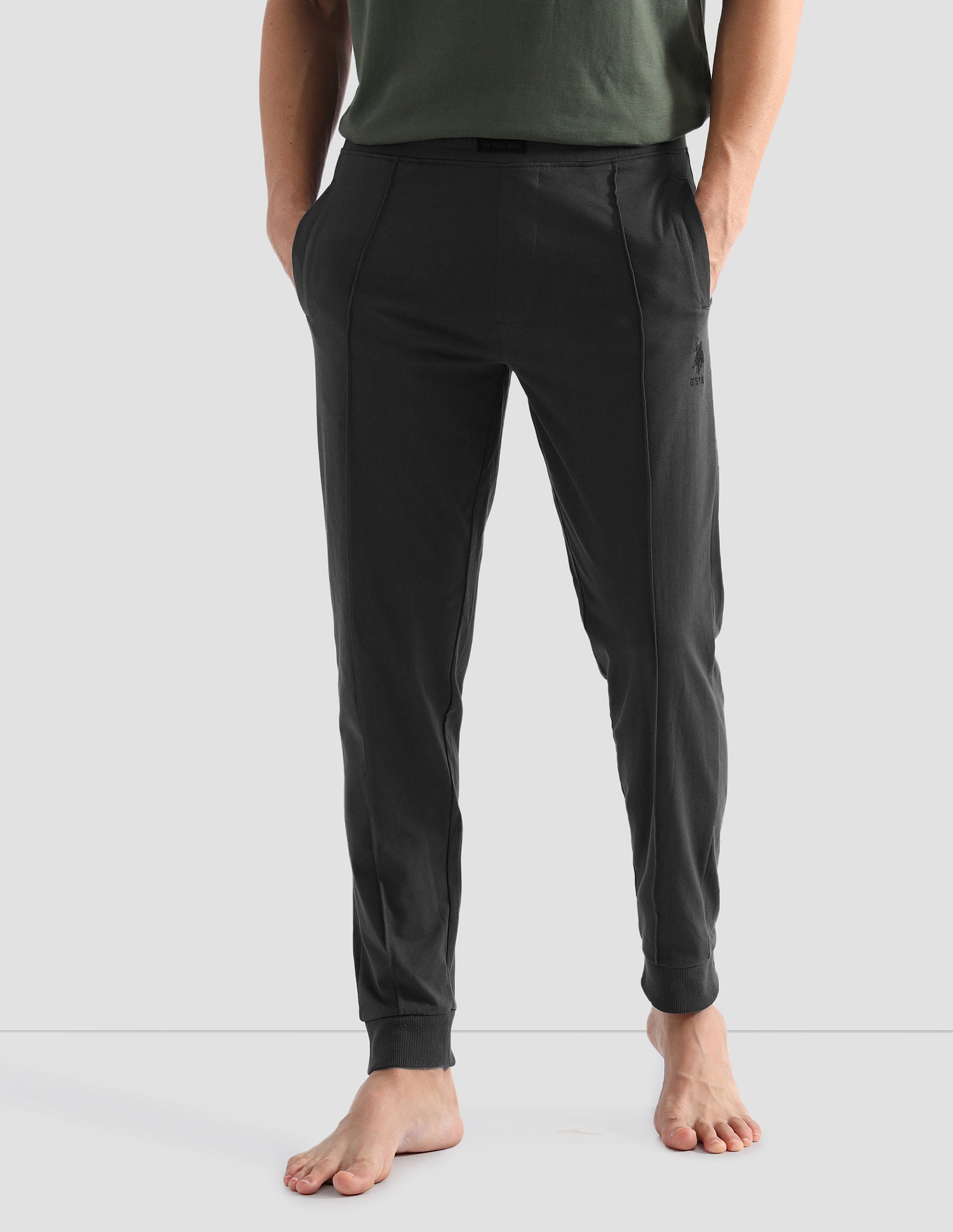 Solid Comfort Fit OJ006 Lounge Joggers - Pack Of 1