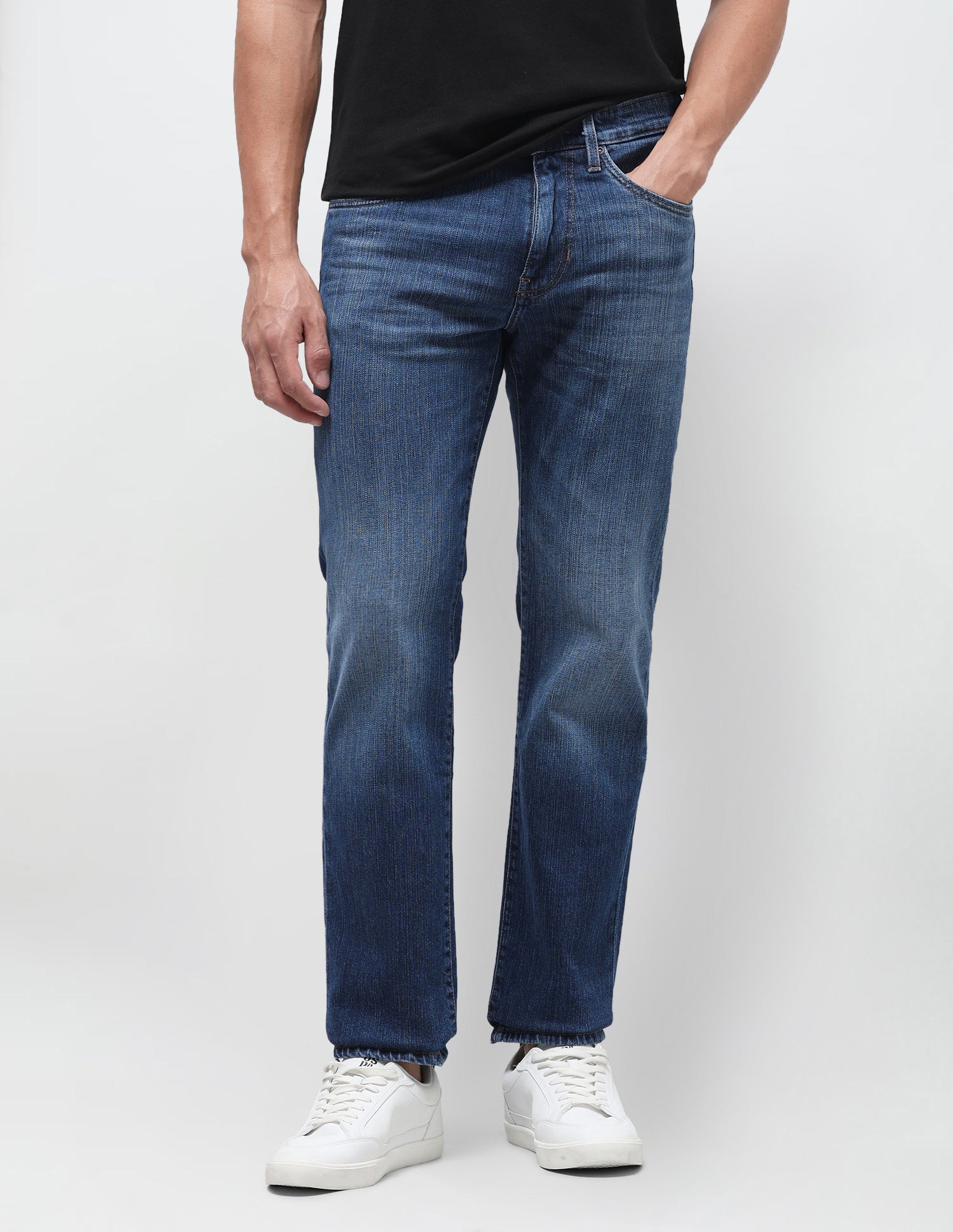 Harold Slim Straight Fit Blue Jeans