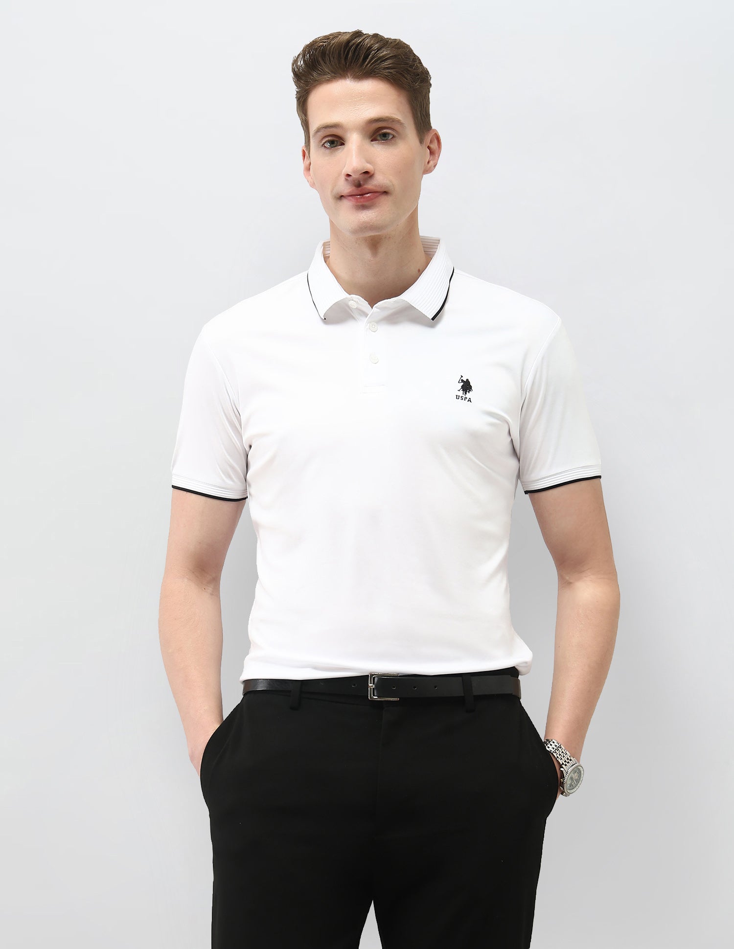 Solid Regular Fit Polo Shirt