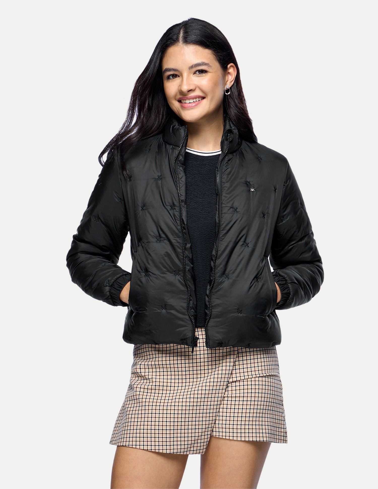 Relaxed Fit Bomber Puffer Jacket Black - U.S. Polo Assn. India | Large
