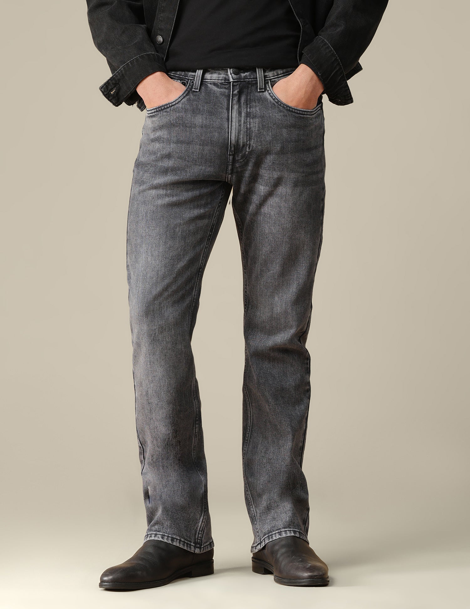 Connor Bootcut Fit Grey Jeans