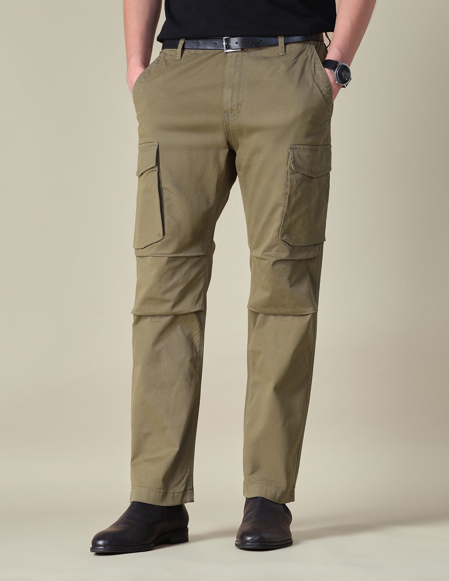 Twill Regular Fit Cargos