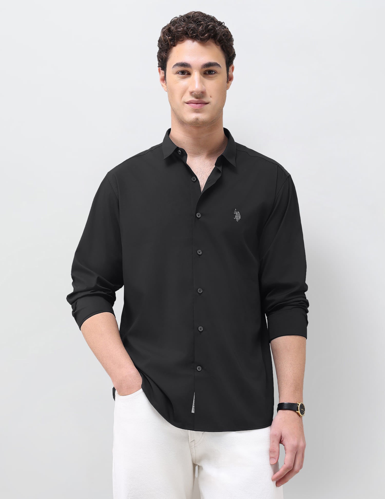 Solid Regular Fit Shirt