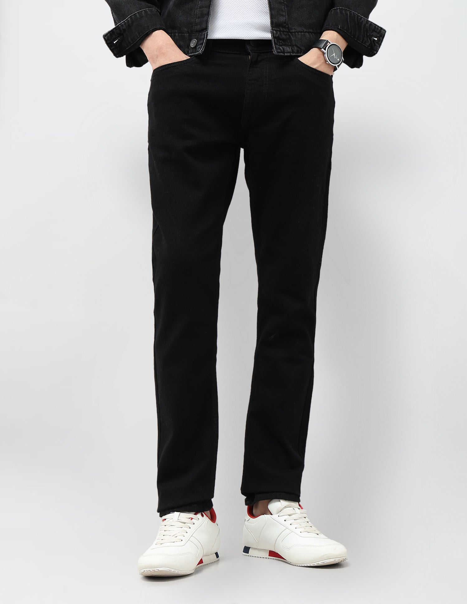 Brandon Slim Tapered Fit Mid Rise Jeans
