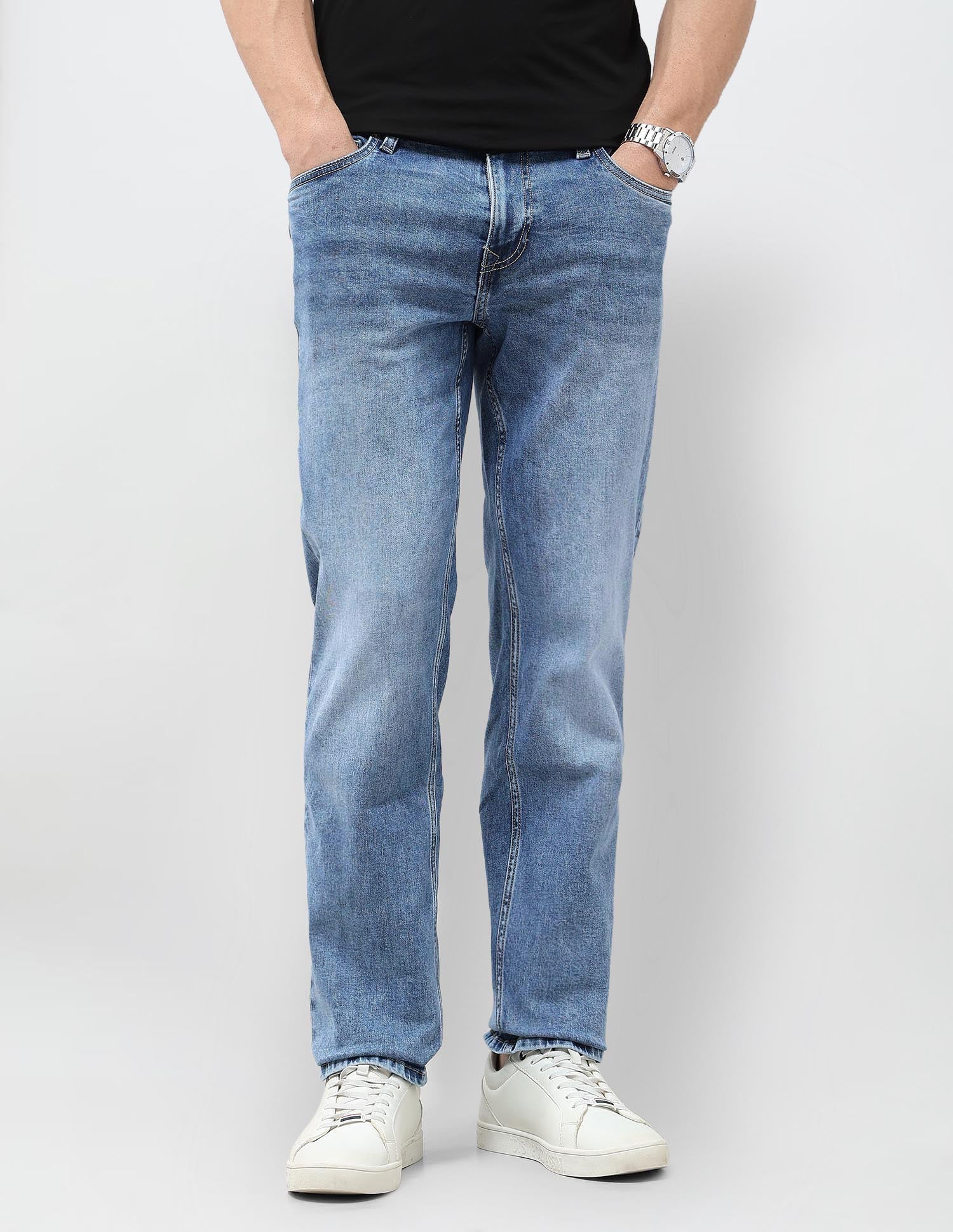 Shawn Relaxed Fit Blue Jeans