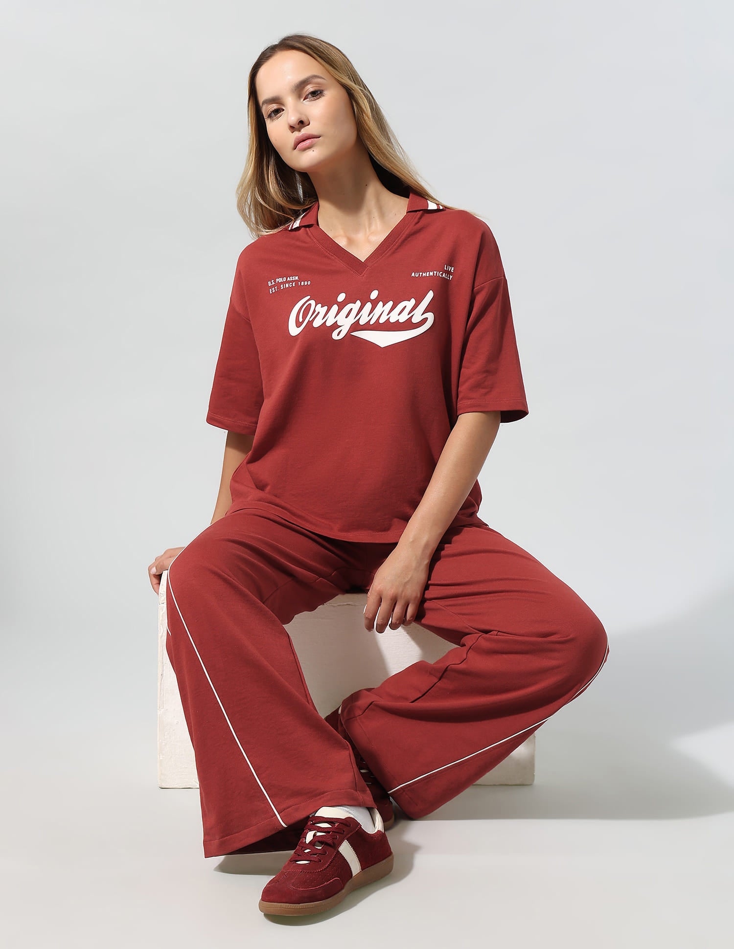 High Rise Wide Leg Trousers