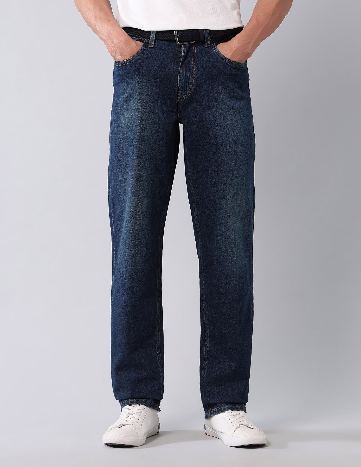 Shawn Relaxed Fit Vintage Jeans Dark Wash - U.S. Polo Assn. India | Large