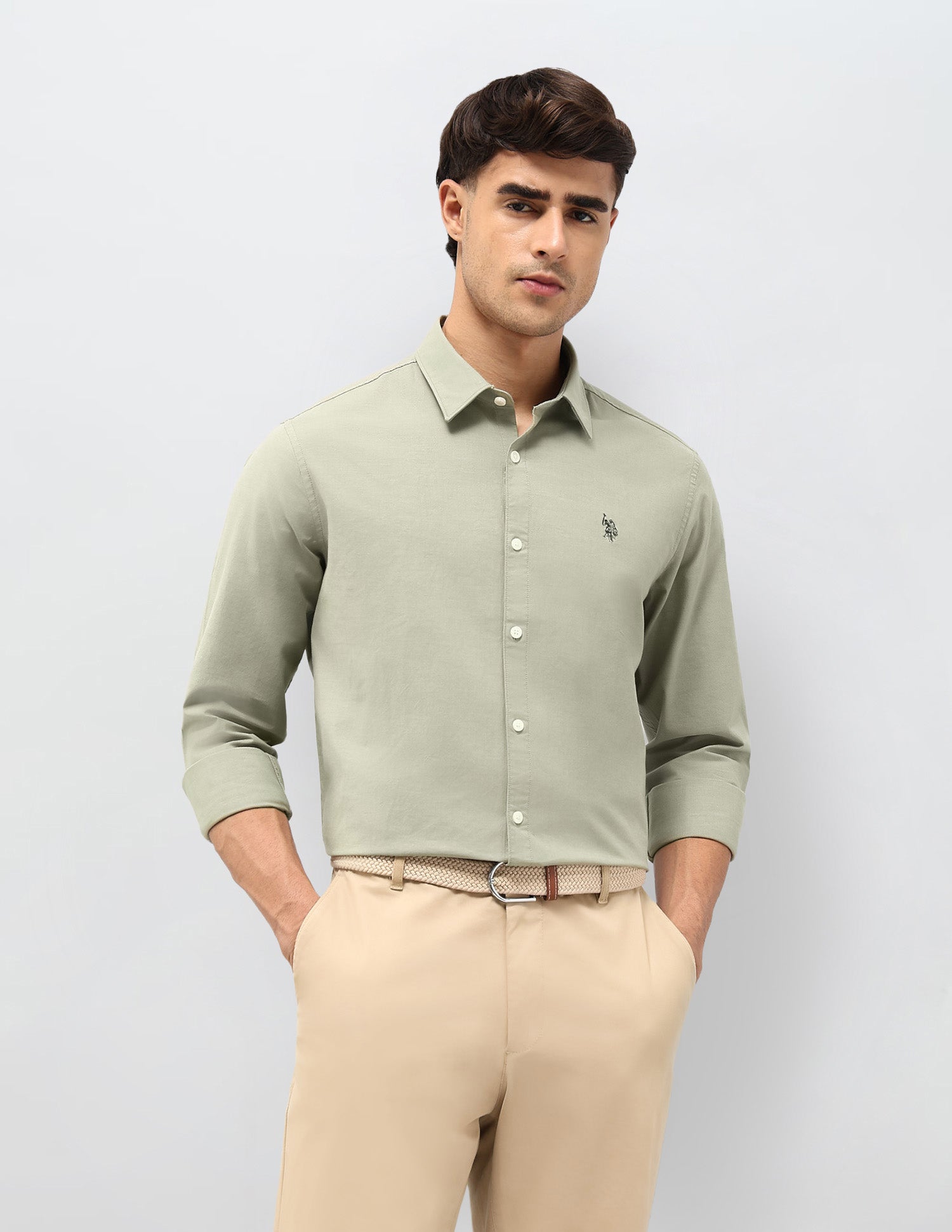 Tailored Fit Solid Shirt
