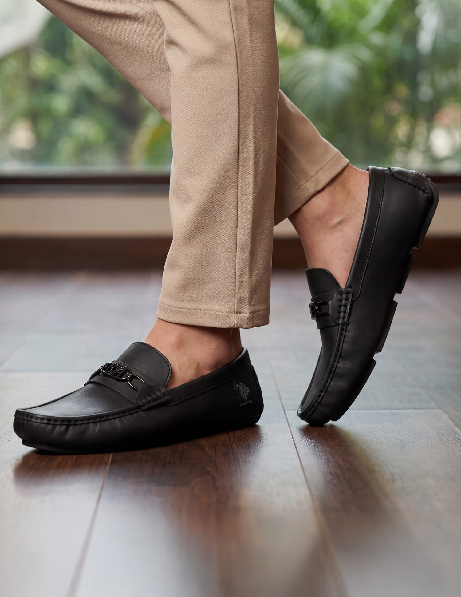 Men Knox Slip-Ons Loafers Black - U.S. Polo Assn. India | Large