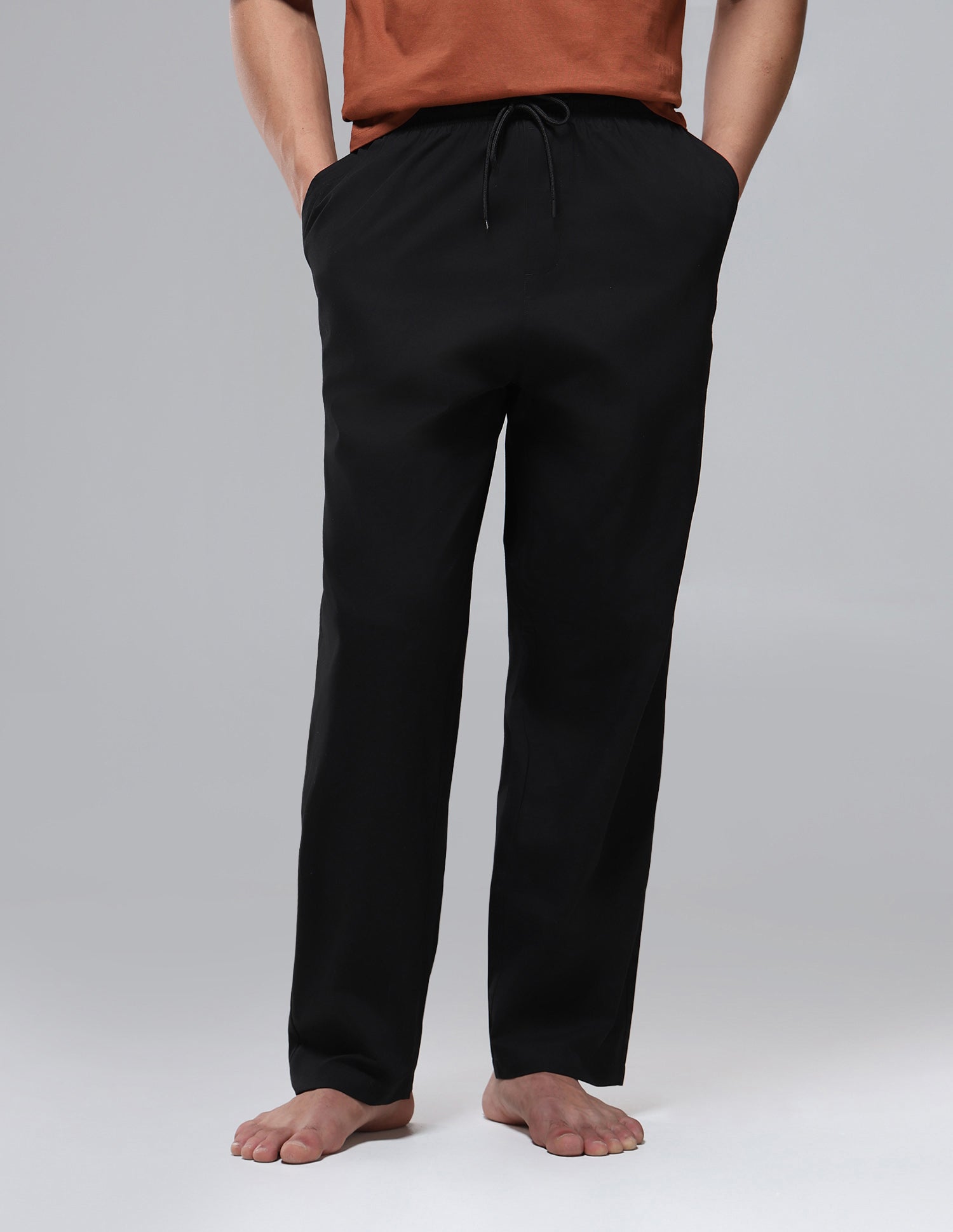Midrise Pure Cotton OELP1 Pyjamas Black - U.S. Polo Assn. India | Large