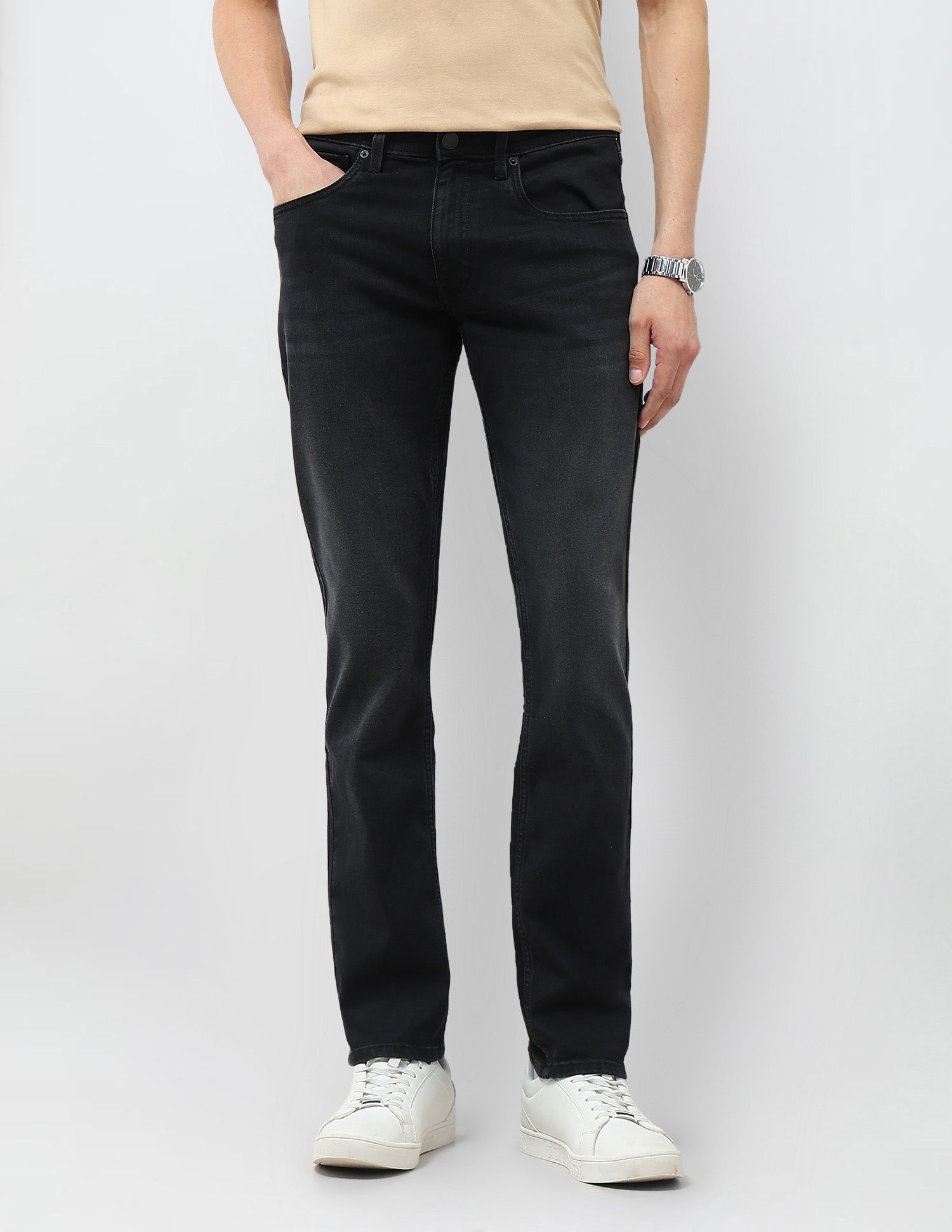 Brandon Slim Tapered Fit Whiskered Jeans