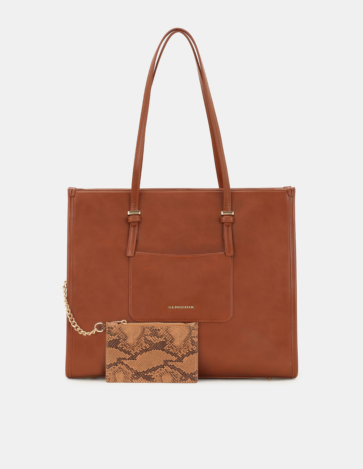 Women Berry Large Sleek Laptop Tote Bag with card holder