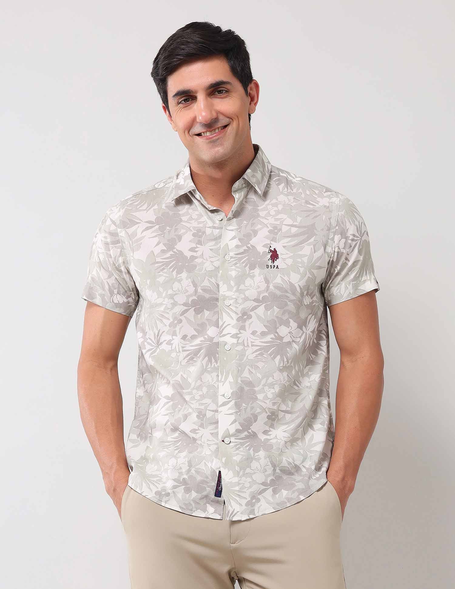 Manhattan Slim Fit Floral Printed Shirt