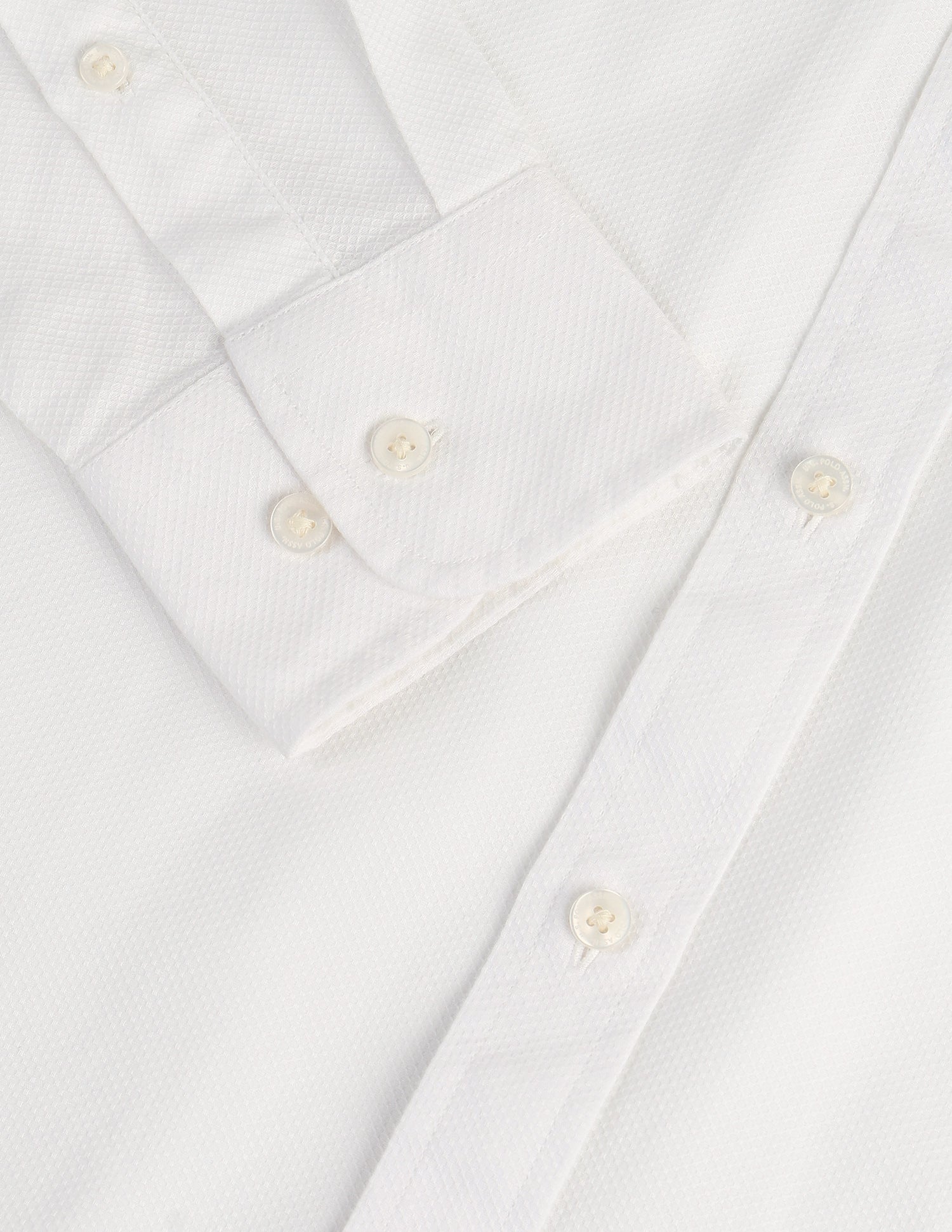 Solid Slim Fit Shirt White - U.S. Polo Assn. India | Large