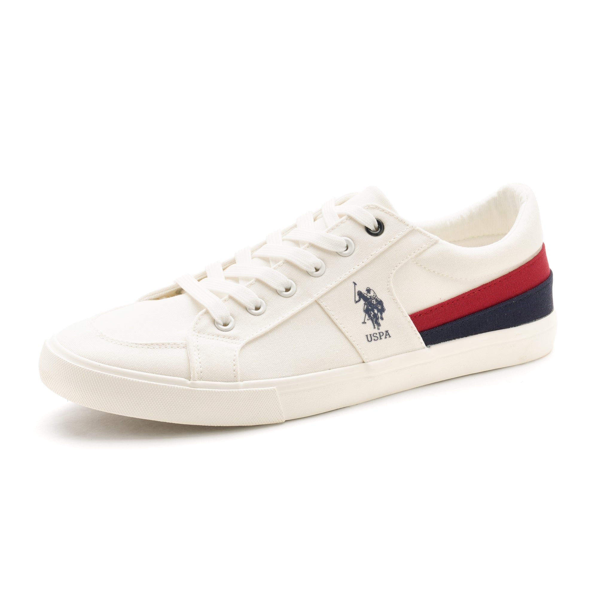 Men Clarkin 10.0 Colourblocked Sneakers Off White - U.S. Polo Assn. India | Large