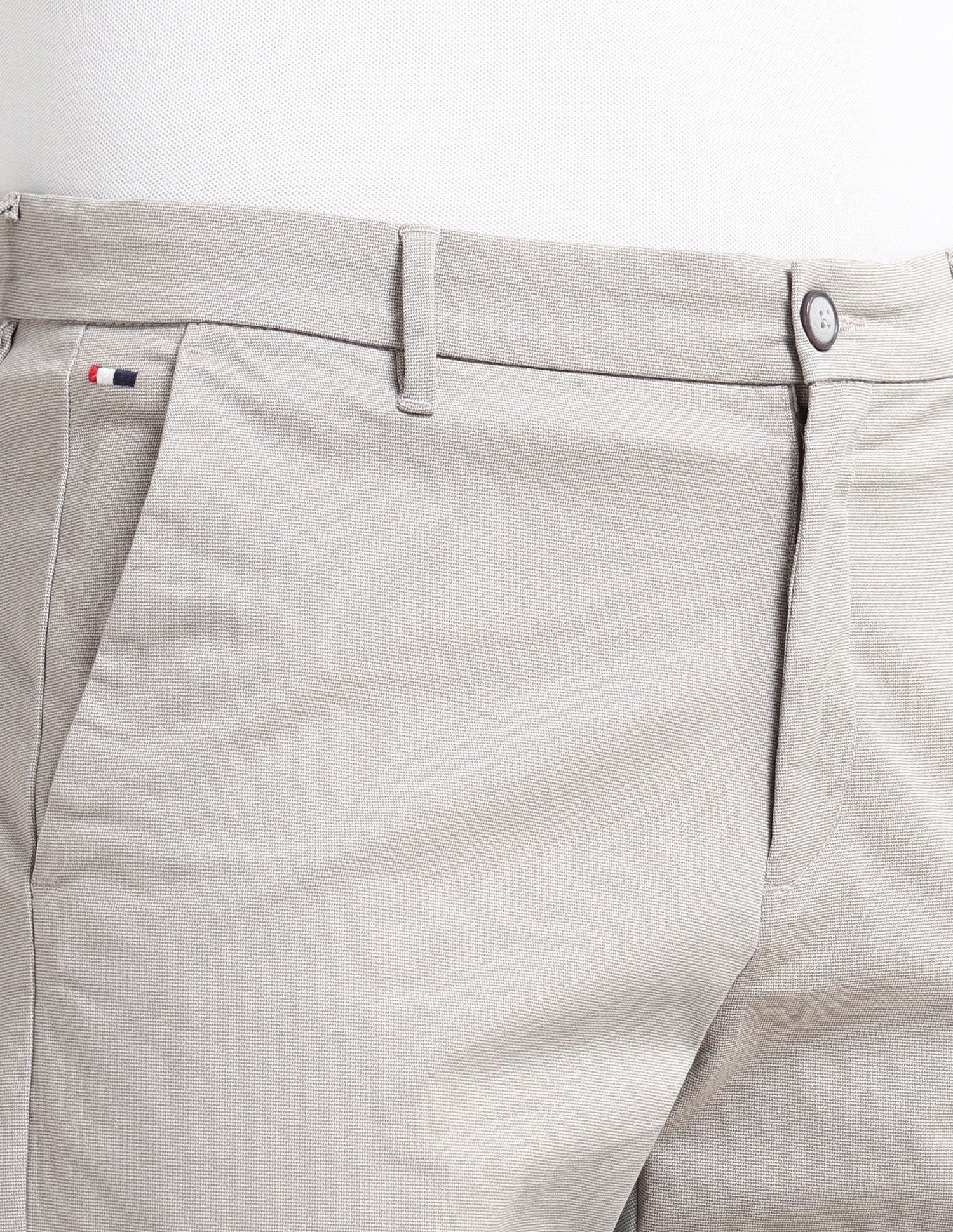 Riley Straight Fit Regular Trousers Light-Grey - U.S. POLO ASSN. | Large