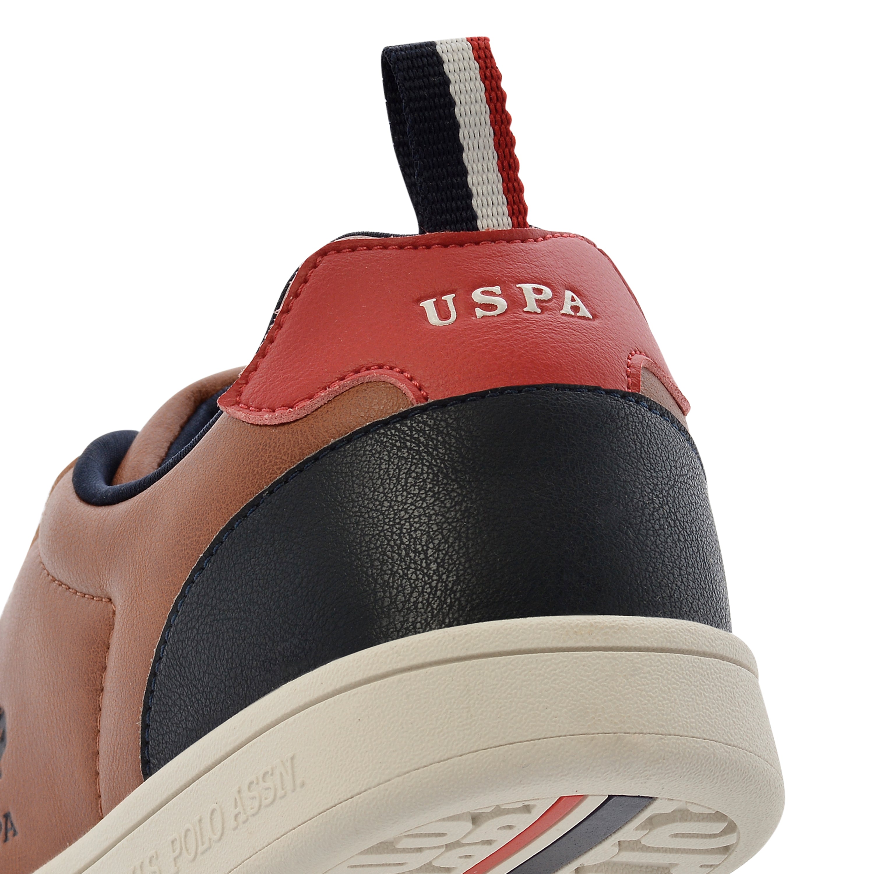 Colour Block Panelled Stefan 3.0 Sneakers Tan - U.S. Polo Assn. India | Large