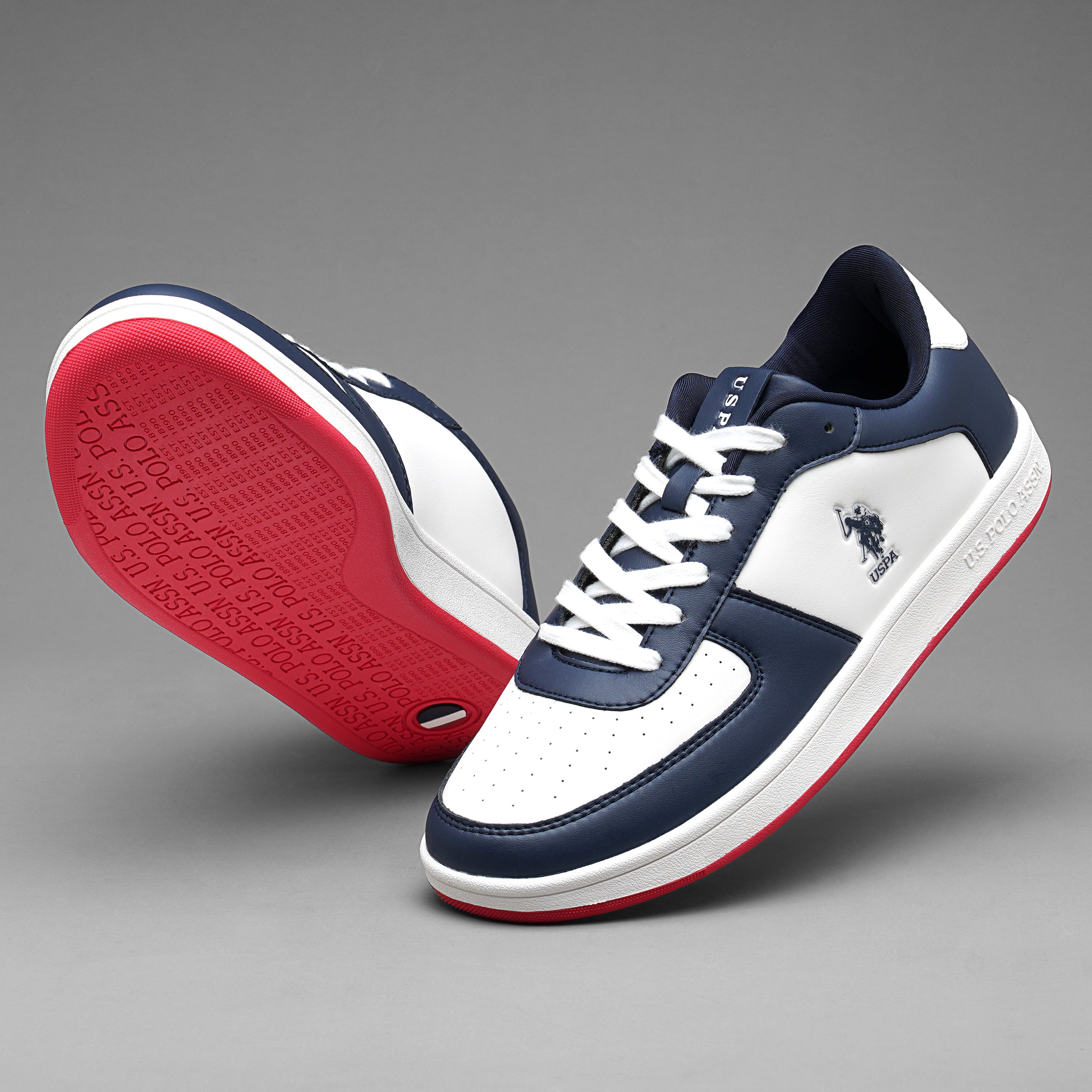 Men Colorblocked Rein 3.0 Sneakers Dark Blue - U.S. Polo Assn. India | Large