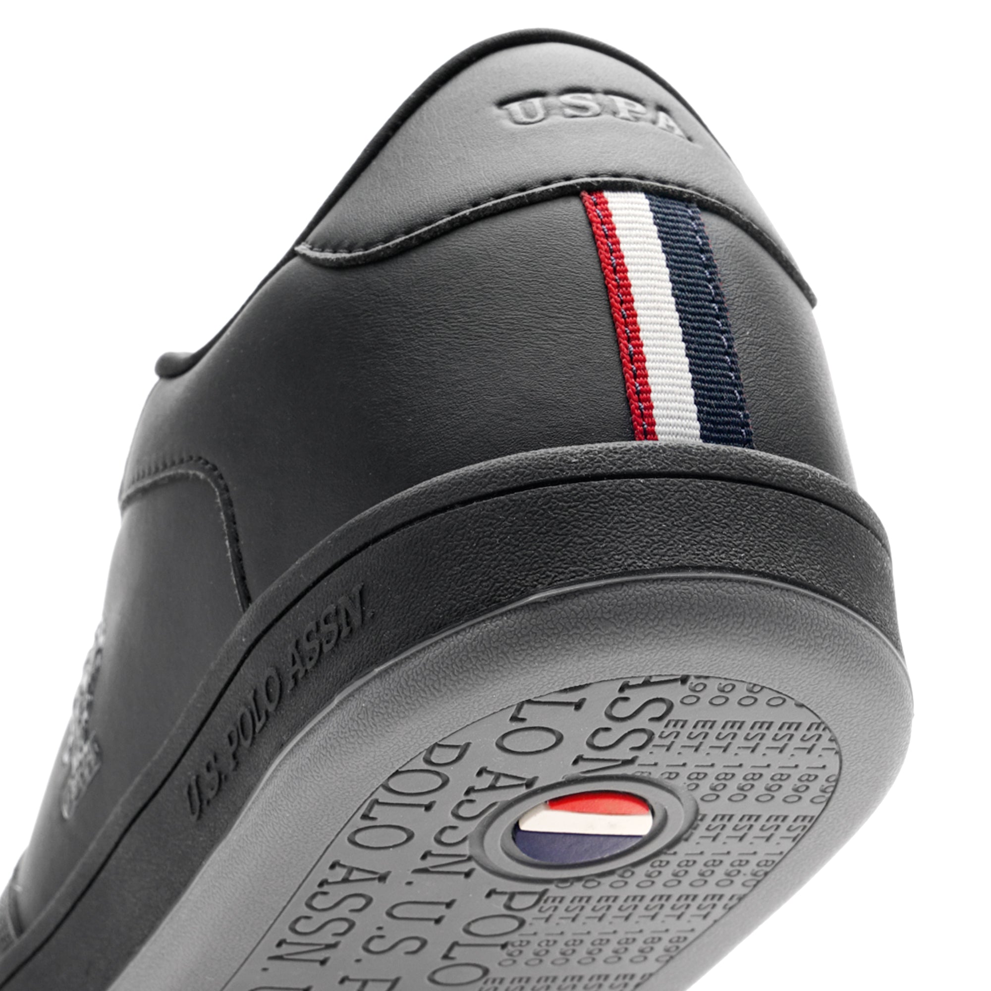 Men Solid Rein 3.0 Blk Sneakers Black - U.S. Polo Assn. India | Large