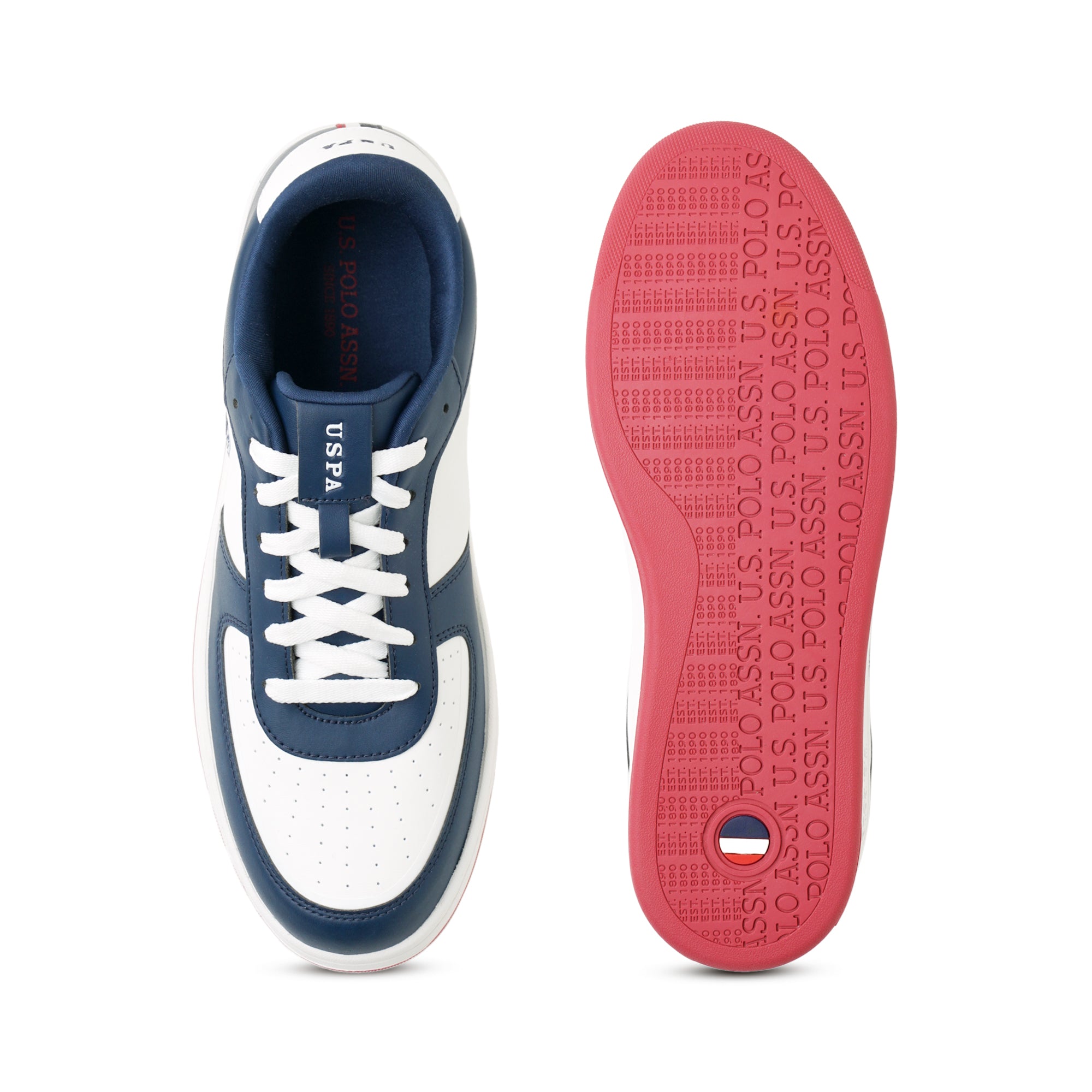 Men Colorblocked Rein 3.0 Sneakers Dark Blue - U.S. Polo Assn. India | Large