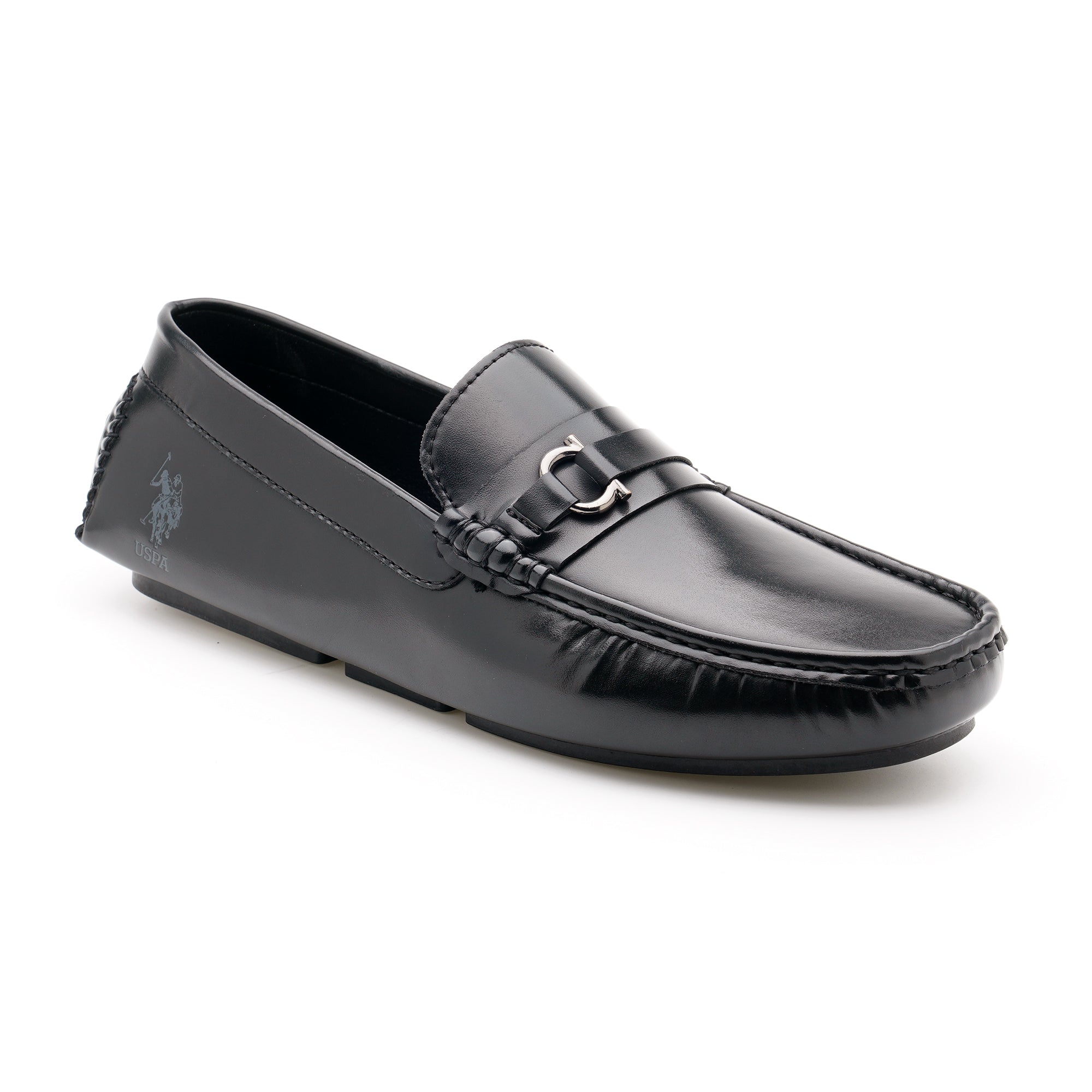 Men Solid Cronus 6.0 Loafers Black - U.S. Polo Assn. India | Large