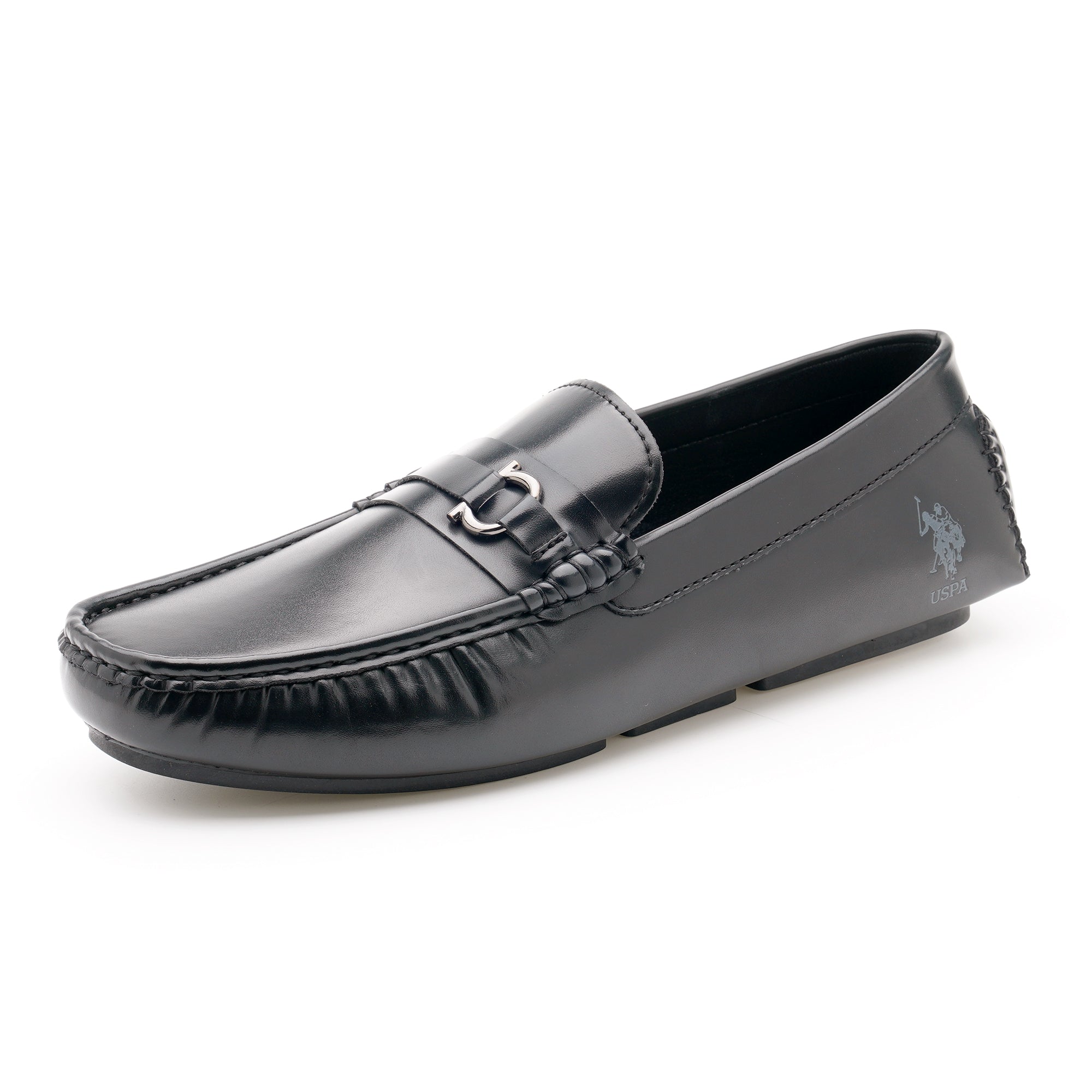 Men Solid Cronus 6.0 Loafers Black - U.S. Polo Assn. India | Large