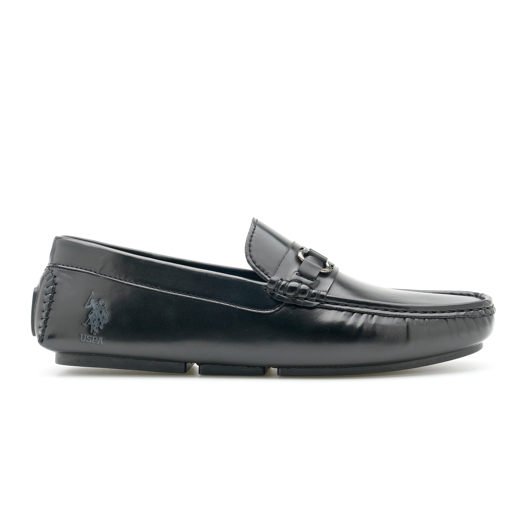 Men Solid Cronus 6.0 Loafers Black - U.S. Polo Assn. India | Large