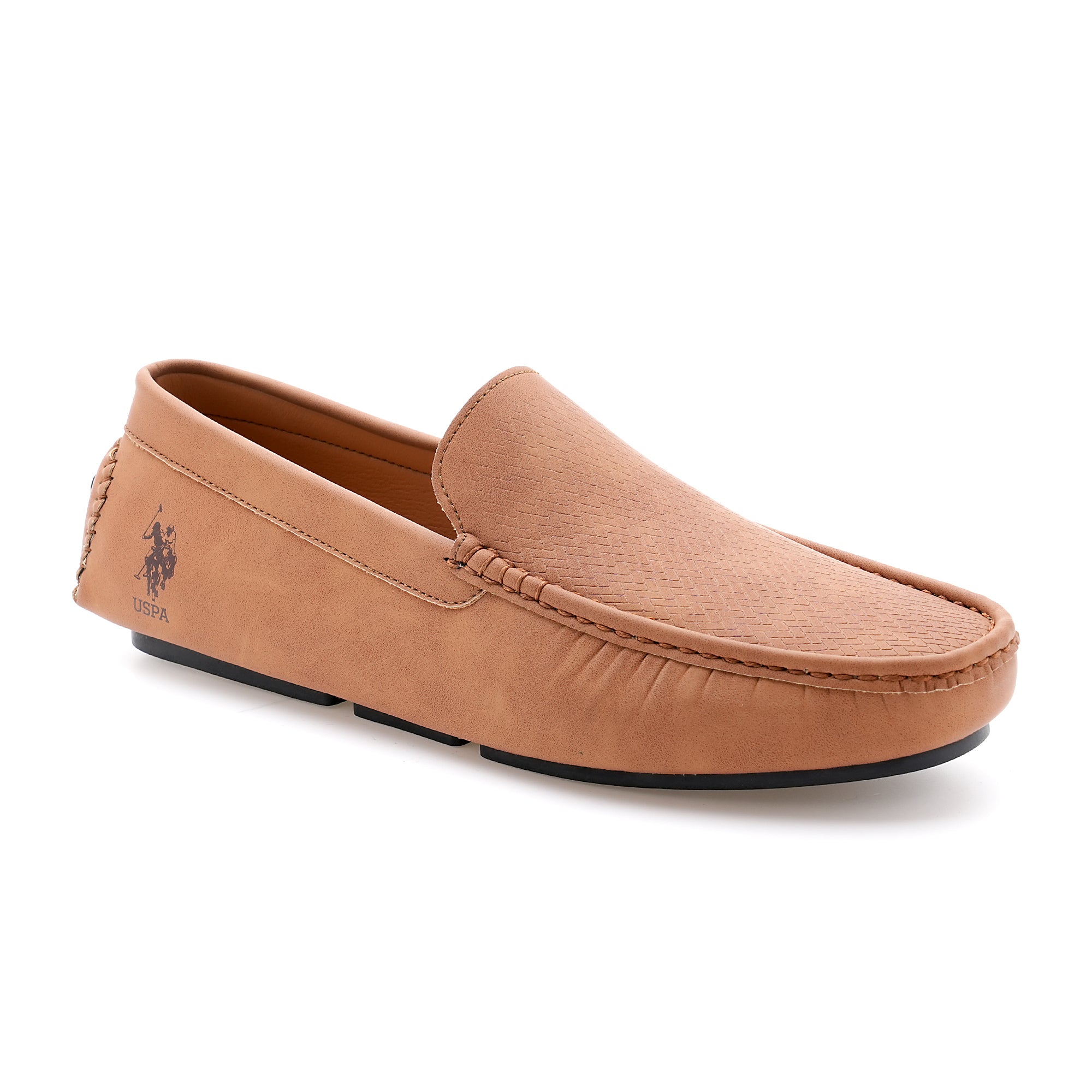 Men Colin 6.0 Textured Loafers Tan - U.S. Polo Assn. India | Large