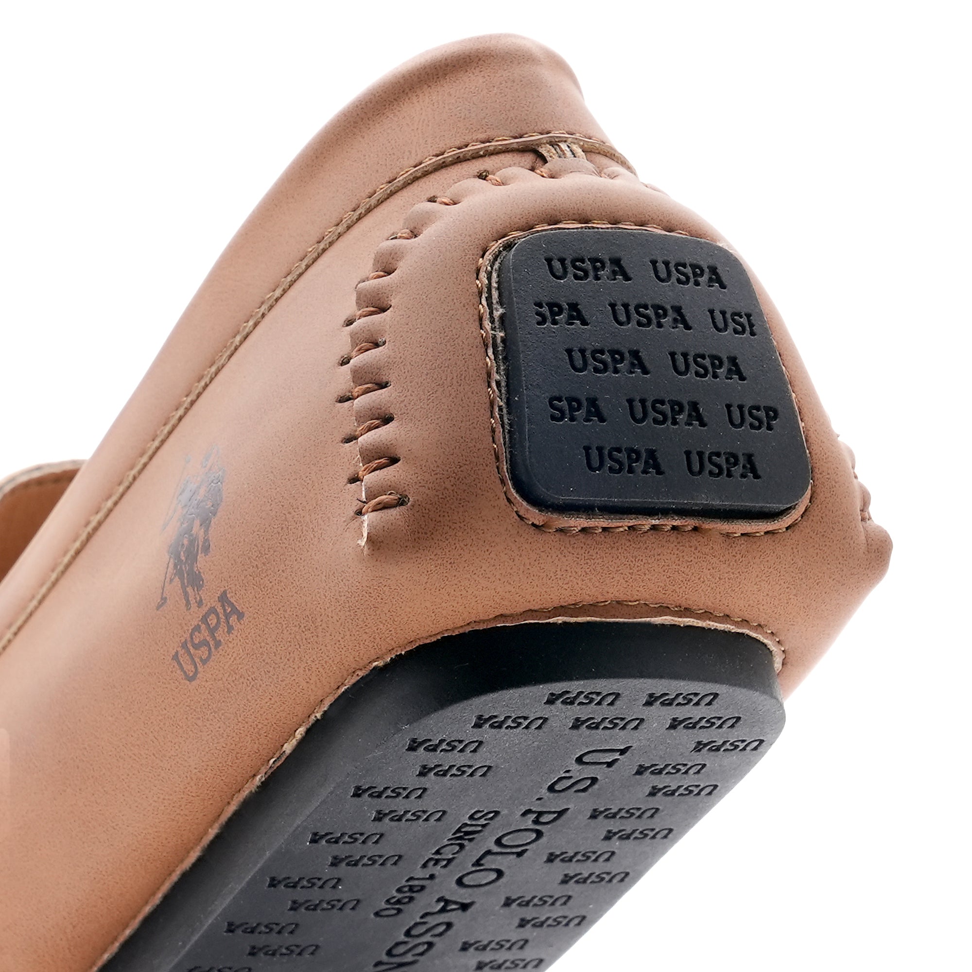 Men Colin 6.0 Textured Loafers Tan - U.S. Polo Assn. India | Large
