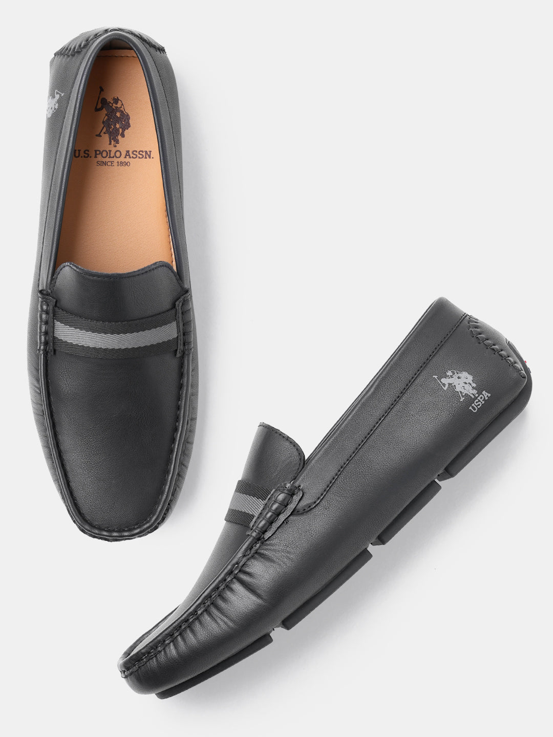 Men Bickford 6.0 Loafers Black - U.S. Polo Assn. India | Large