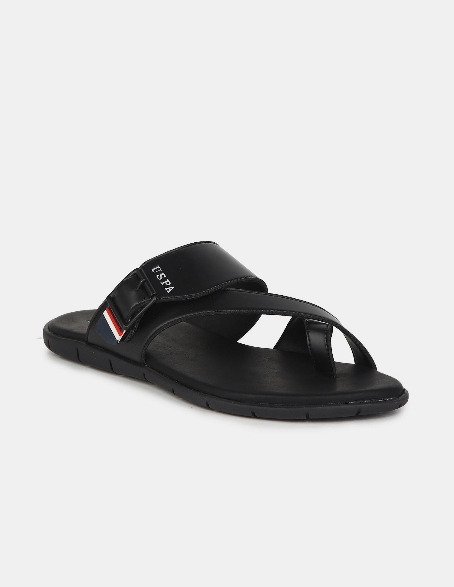 Men Angus Flip Flops Black - U.S. Polo Assn. India | Large