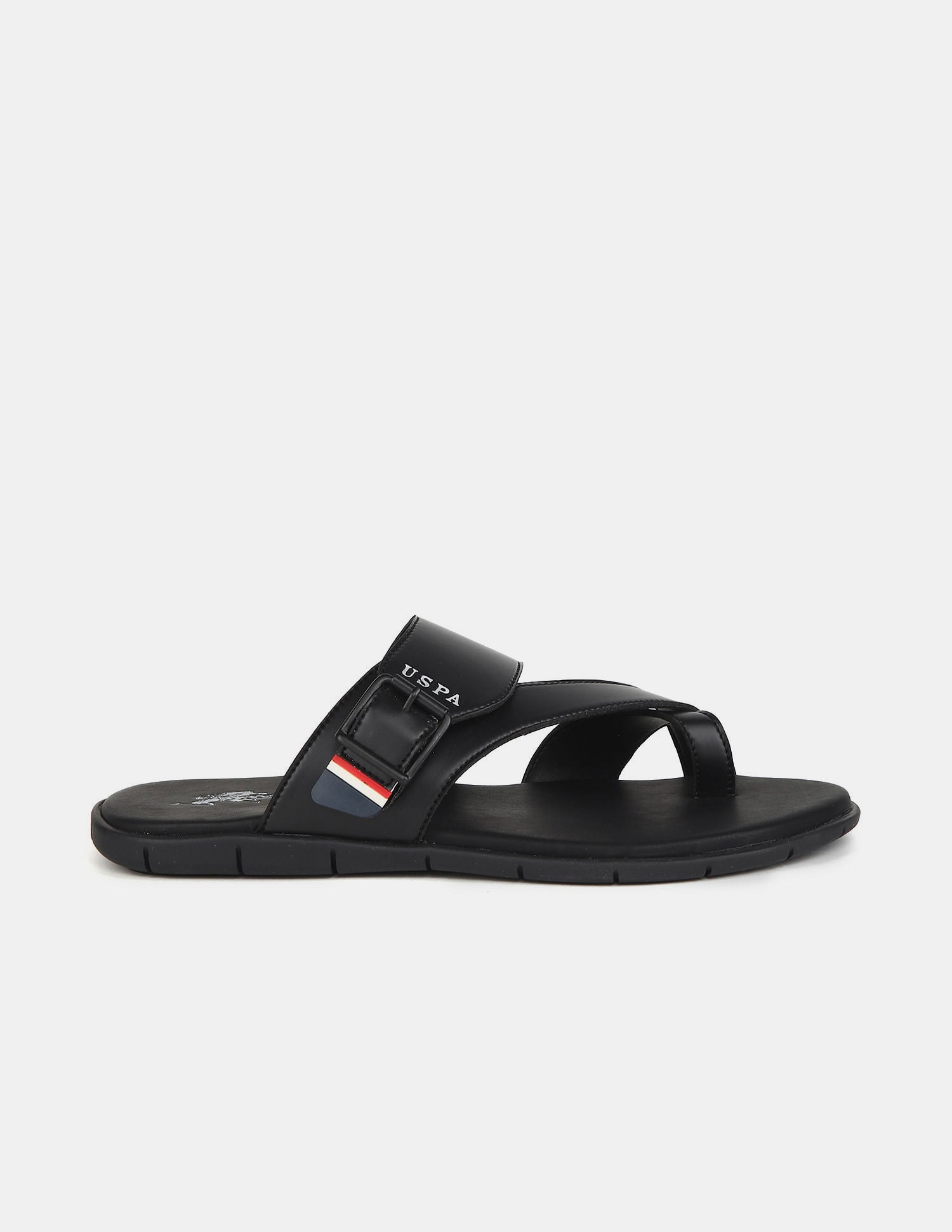 Men Angus Flip Flops Black - U.S. Polo Assn. India | Large