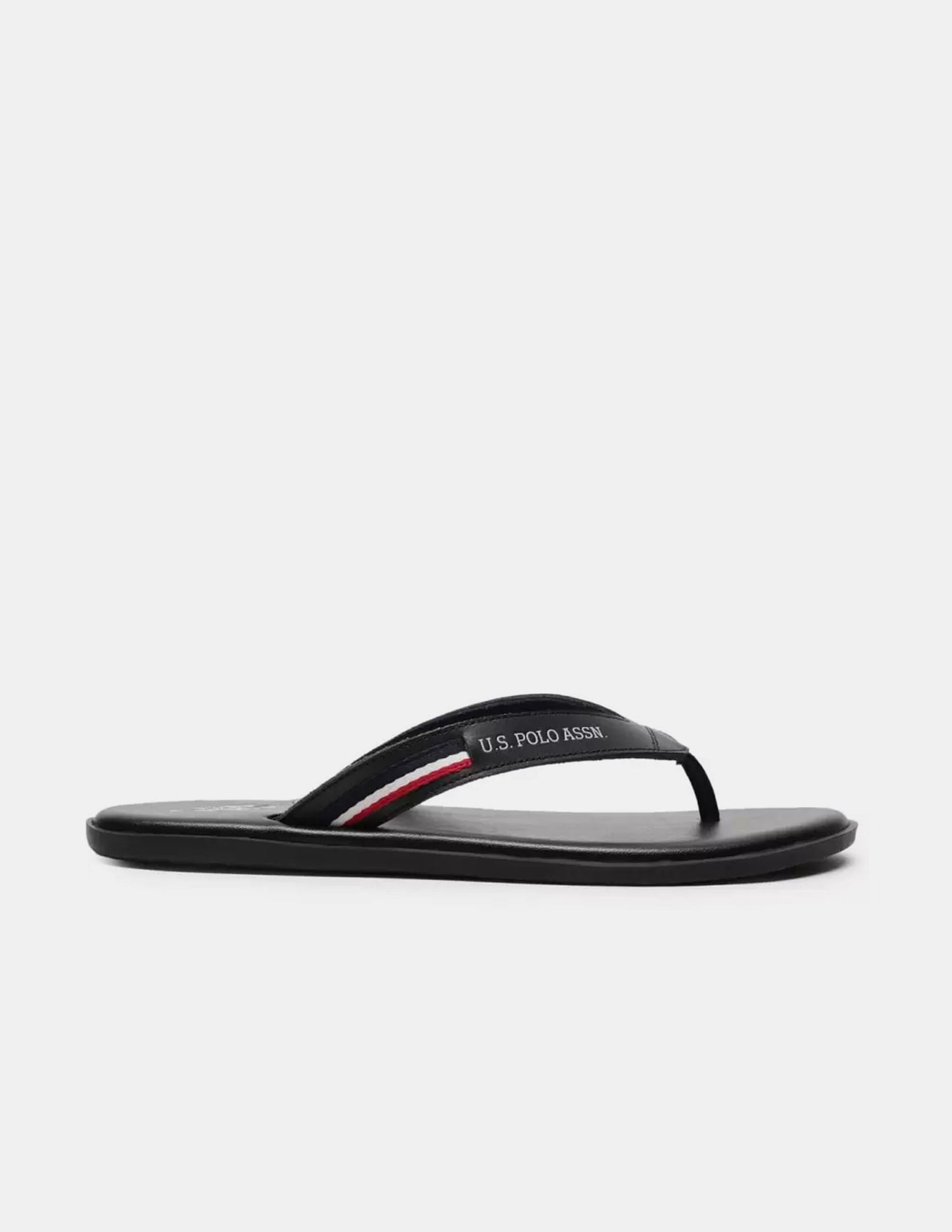 Men Aura Flip Flops Black - U.S. Polo Assn. India | Large