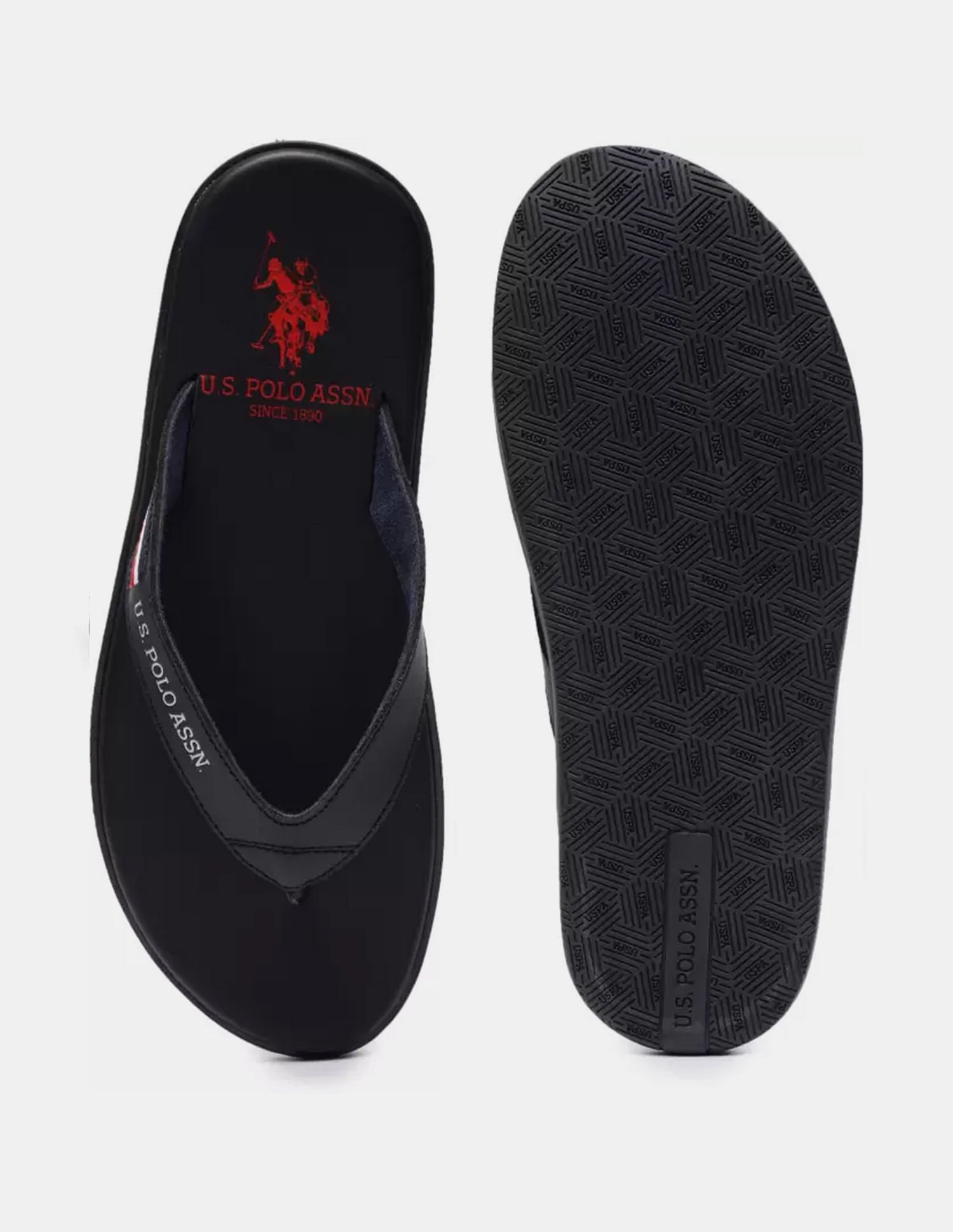 Men Aura Flip Flops Navy - U.S. Polo Assn. India | Large