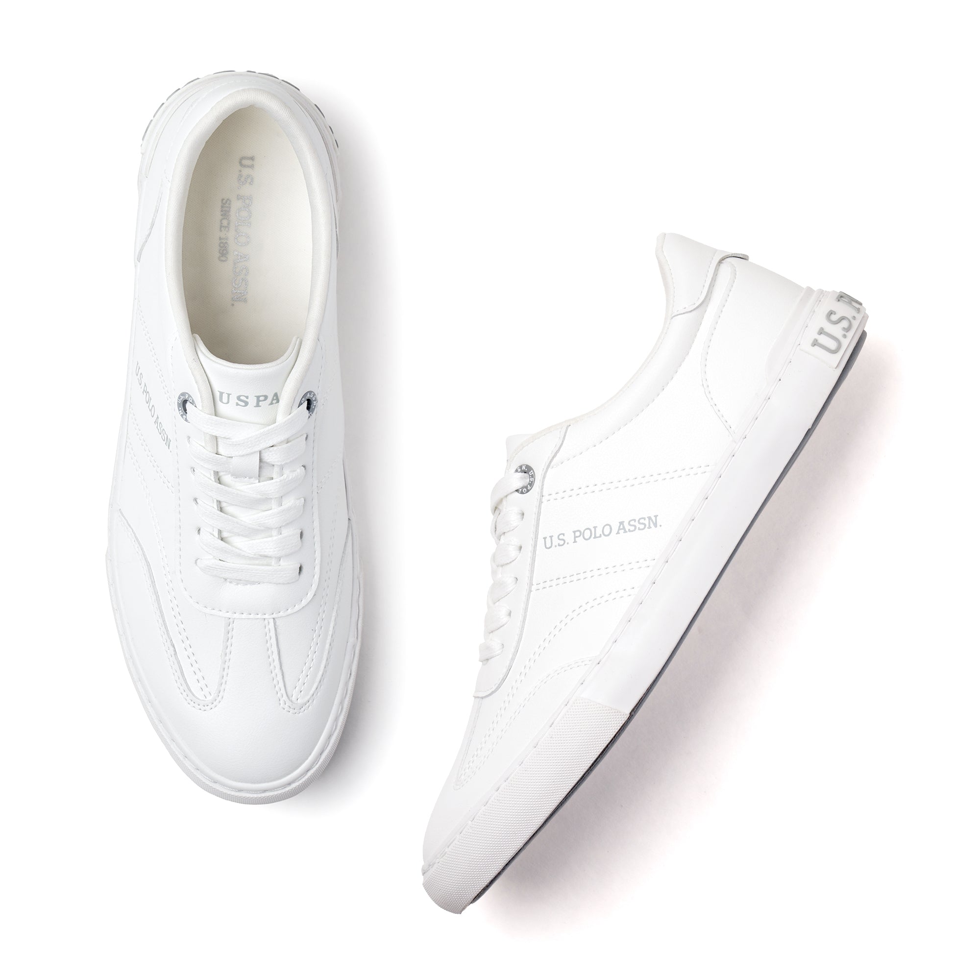 Men Colourblocked Gian 4.0 Sneakers White - U.S. Polo Assn. India | Large