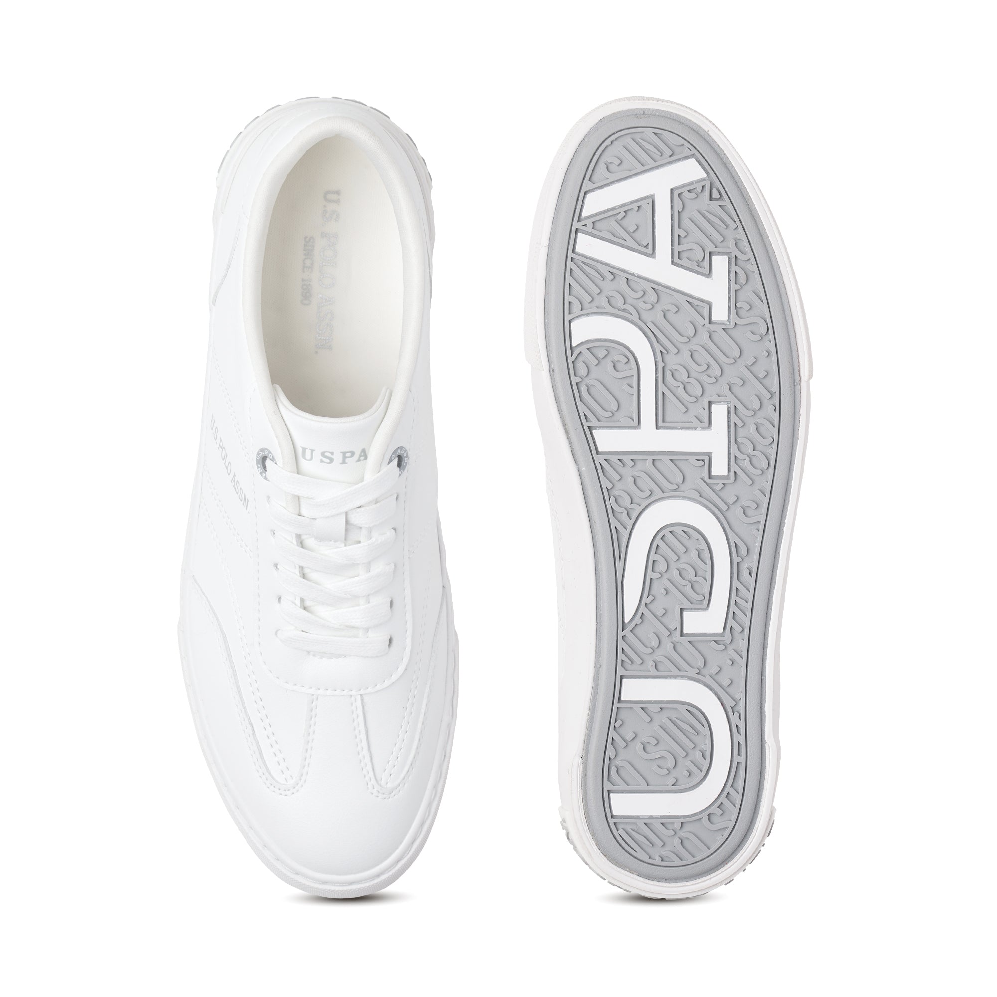 Men Colourblocked Gian 4.0 Sneakers White - U.S. Polo Assn. India | Large