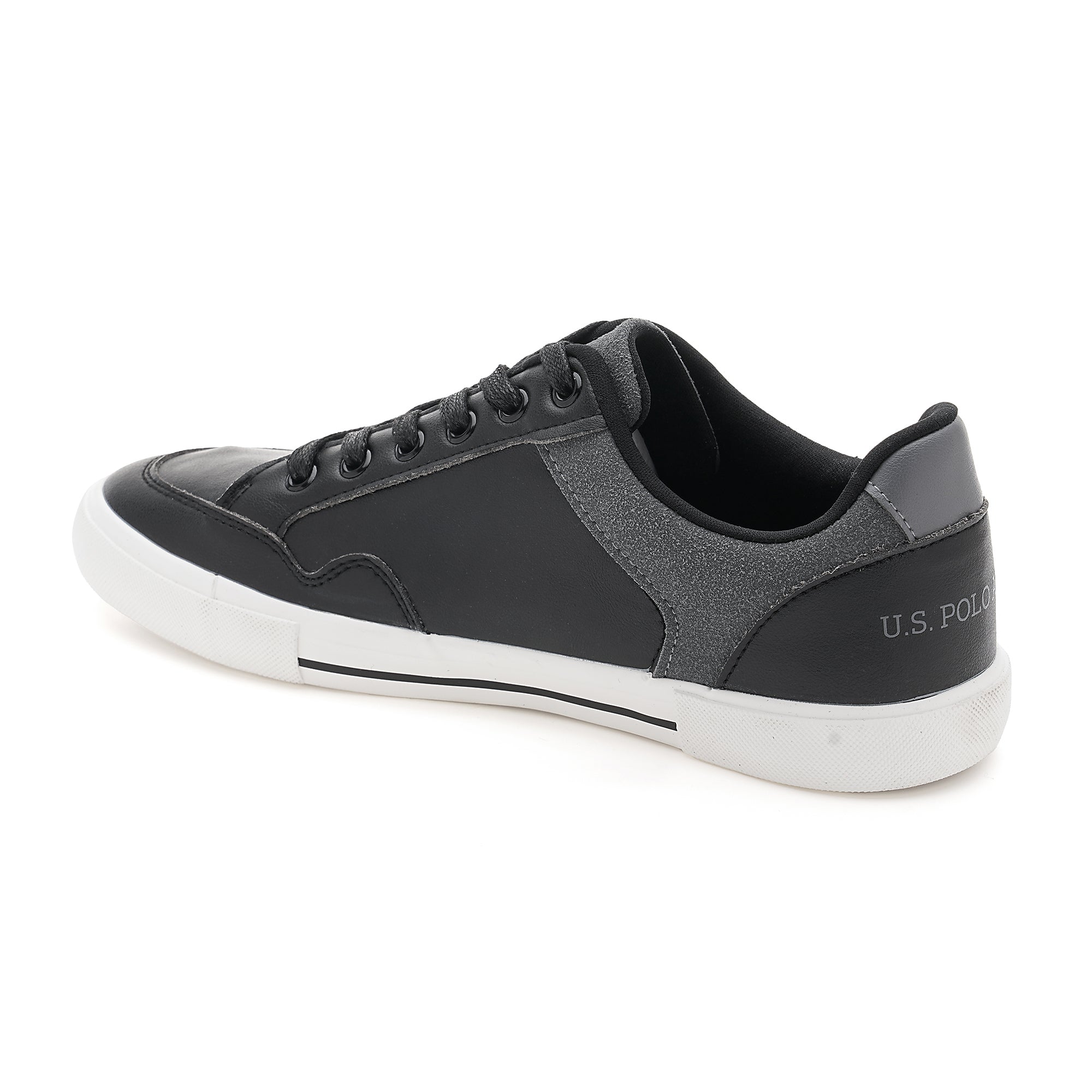 Men Hampton 4.0 Colourblocked Sneakers Black - U.S. Polo Assn. India | Large