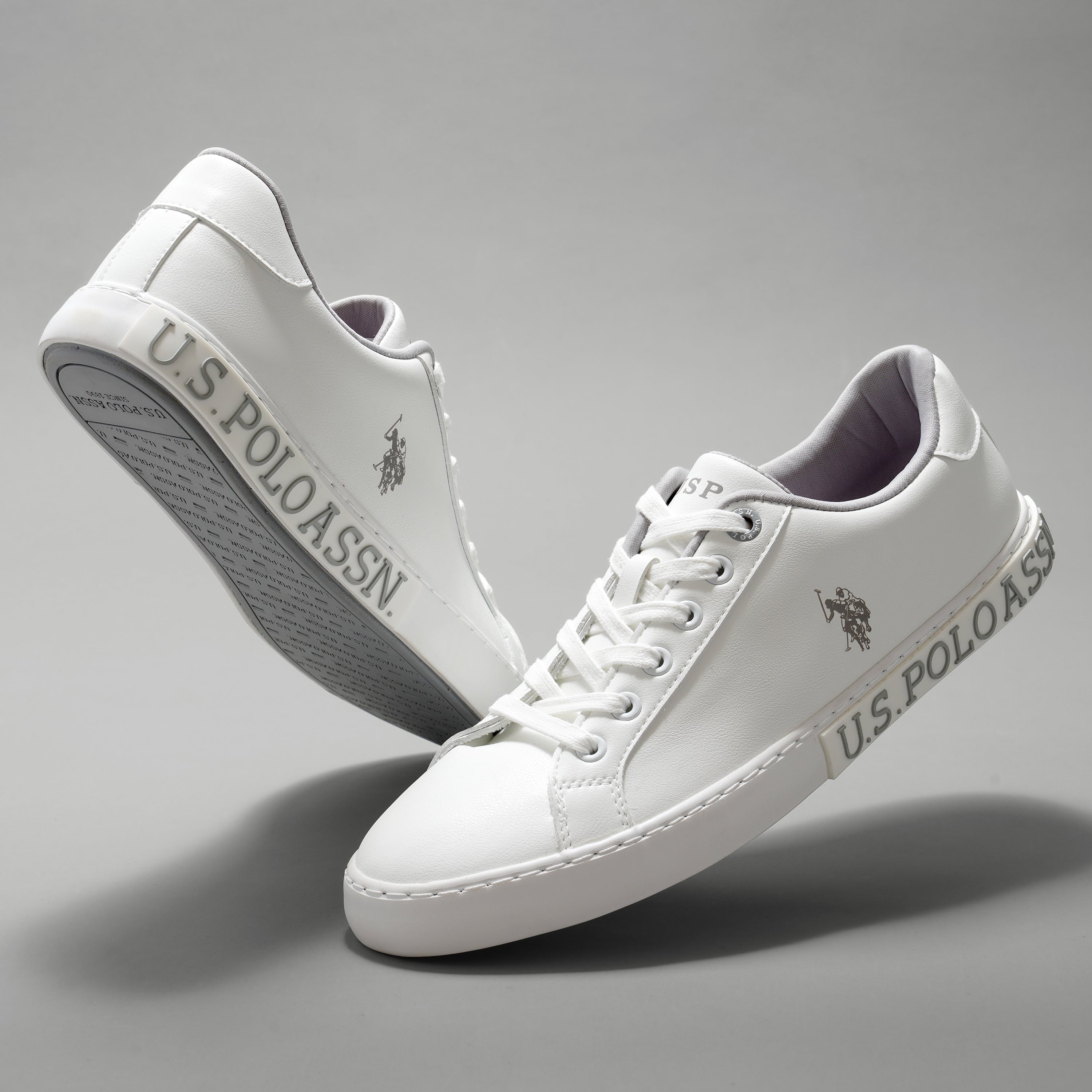 Men Solid Planal 3.0 Sneakers White - U.S. Polo Assn. India | Large