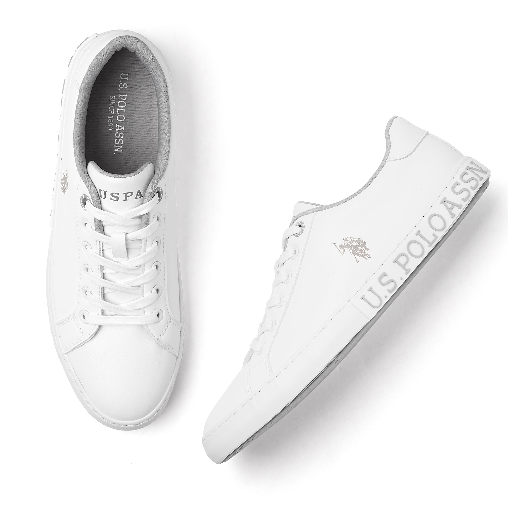 Men Solid Planal 3.0 Sneakers White - U.S. Polo Assn. India | Large