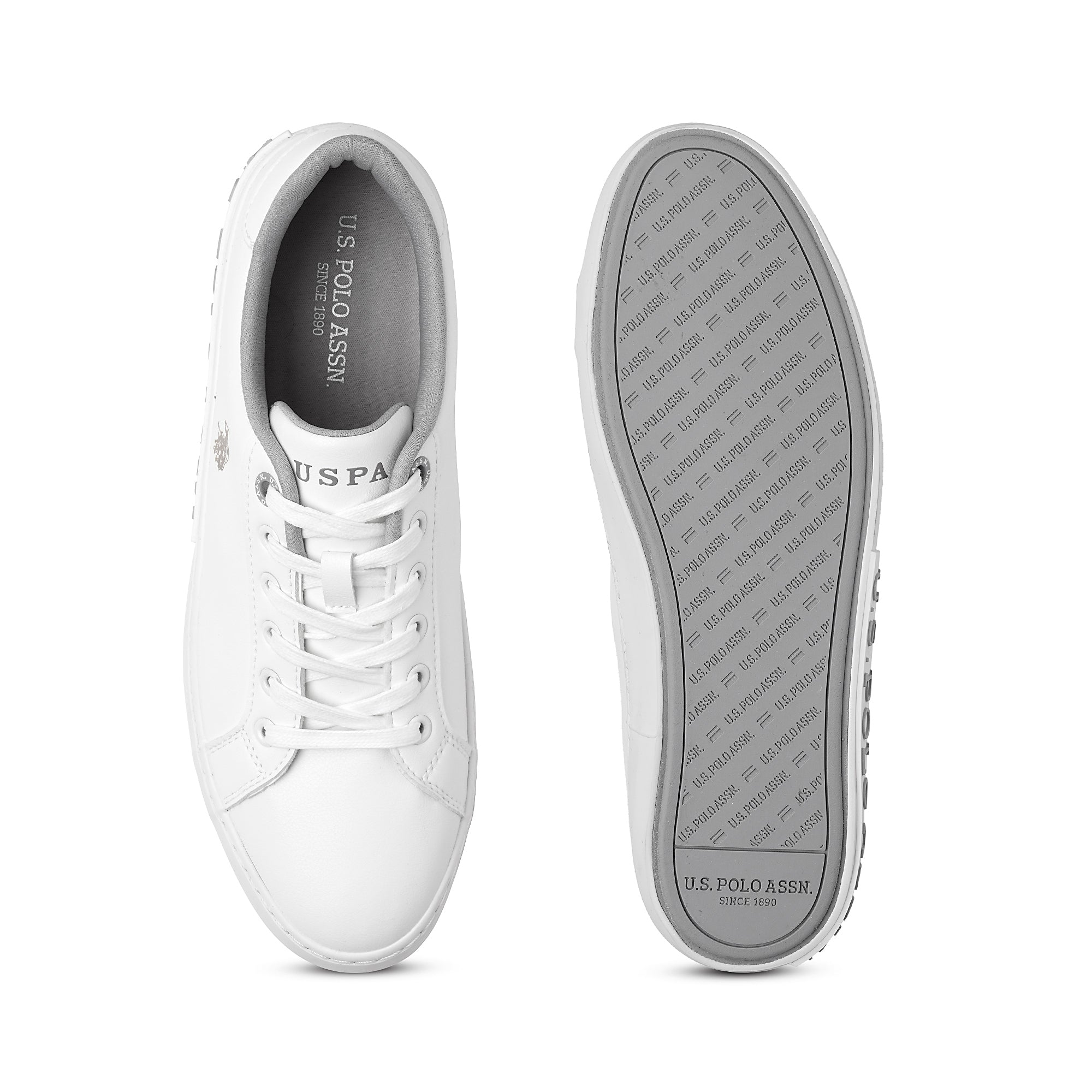Men Solid Planal 3.0 Sneakers White - U.S. Polo Assn. India | Large