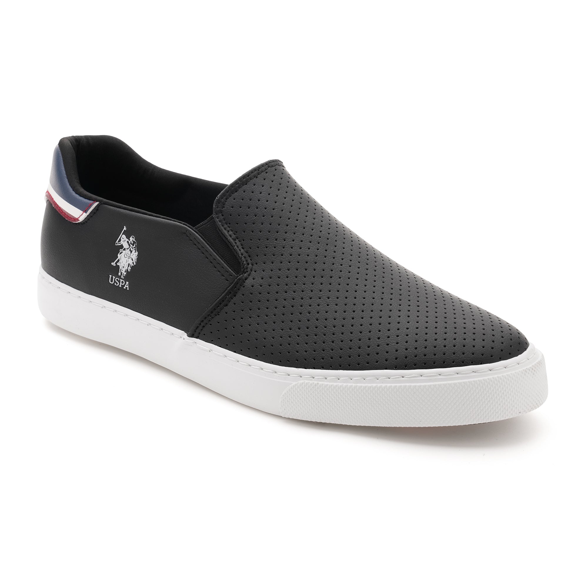 Men Campbell 5.0 Slip-on Shoes Black - U.S. Polo Assn. India | Large