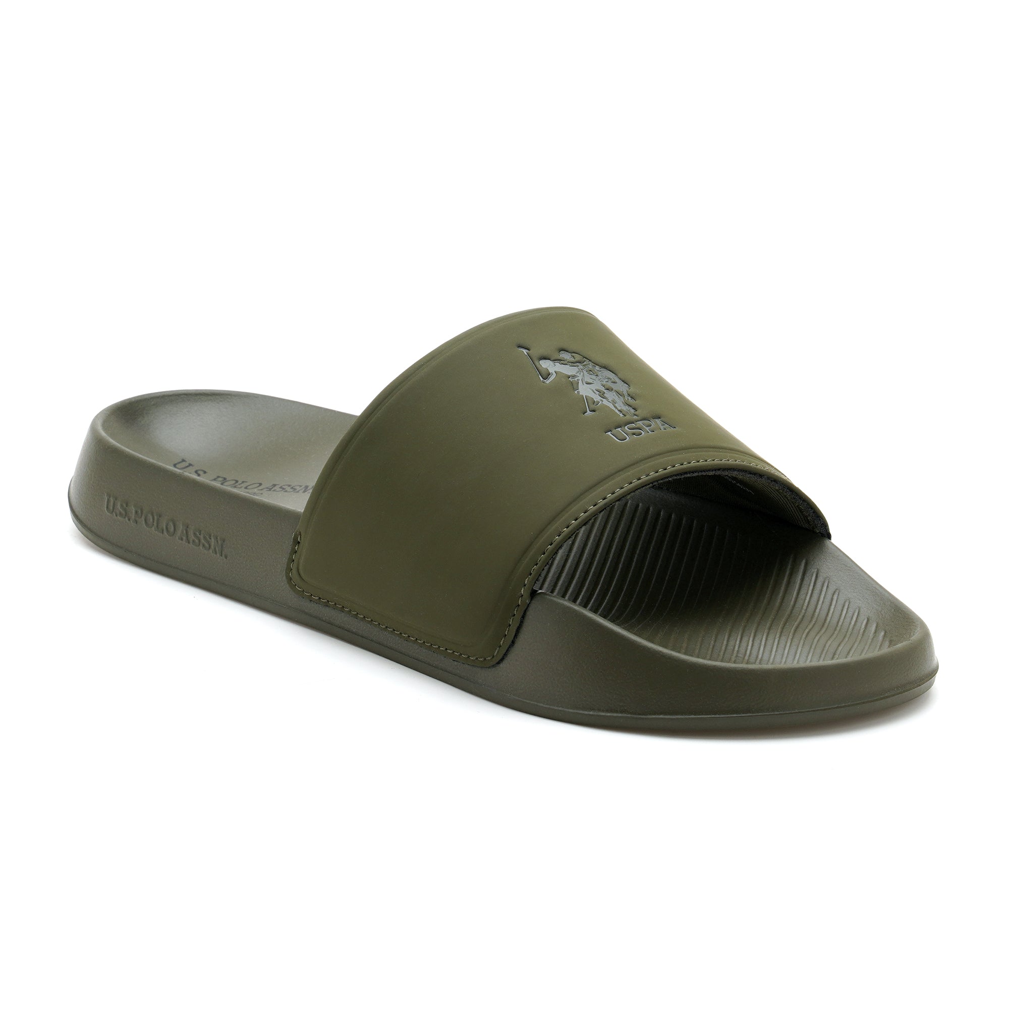 Men Roan Sliders Dark Green - U.S. Polo Assn. India | Large