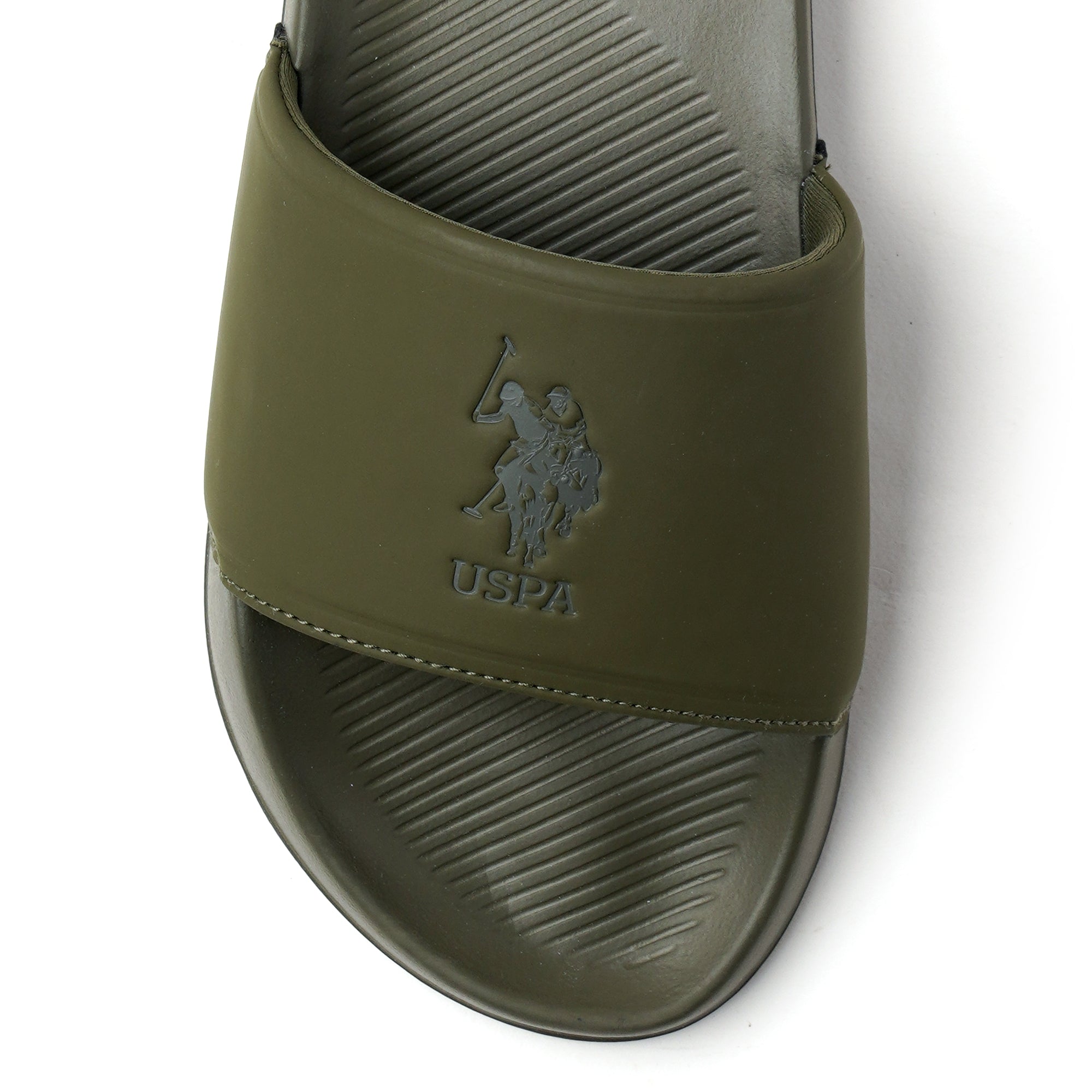 Men Roan Sliders Dark Green - U.S. Polo Assn. India | Large