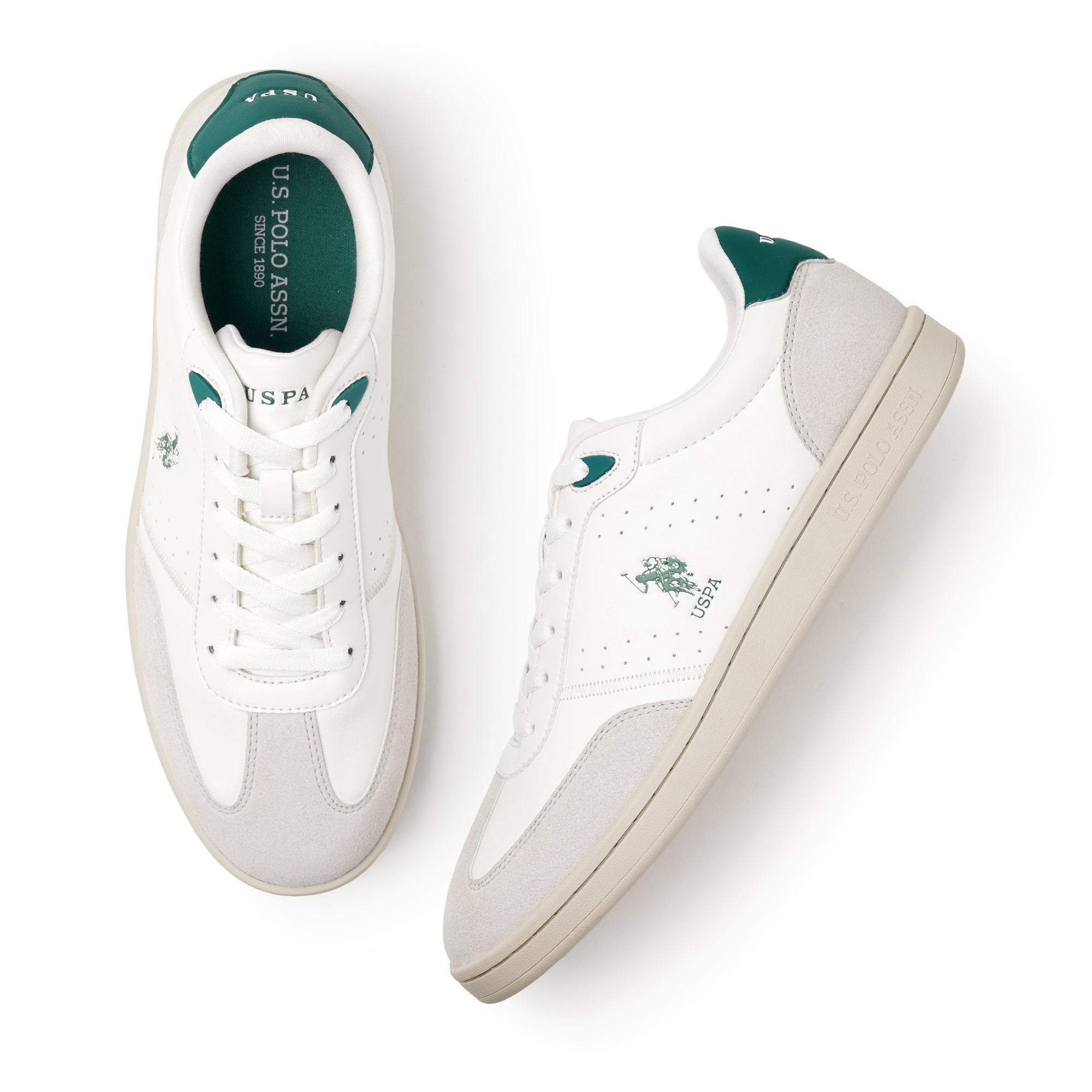 Men Cenik 2.0 Solid Sneakers Off White - U.S. Polo Assn. India | Large