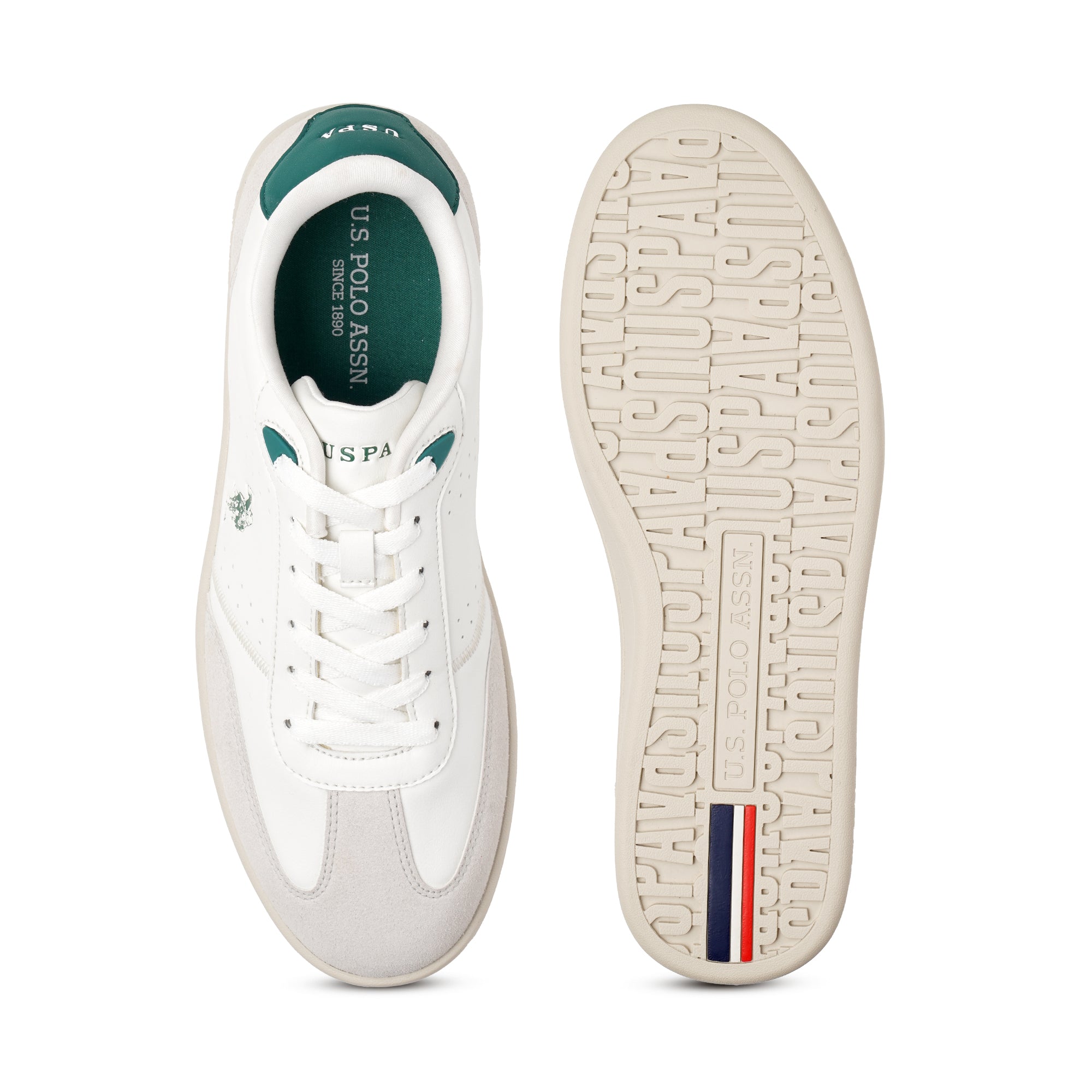 Men Cenik 2.0 Solid Sneakers Off White - U.S. Polo Assn. India | Large