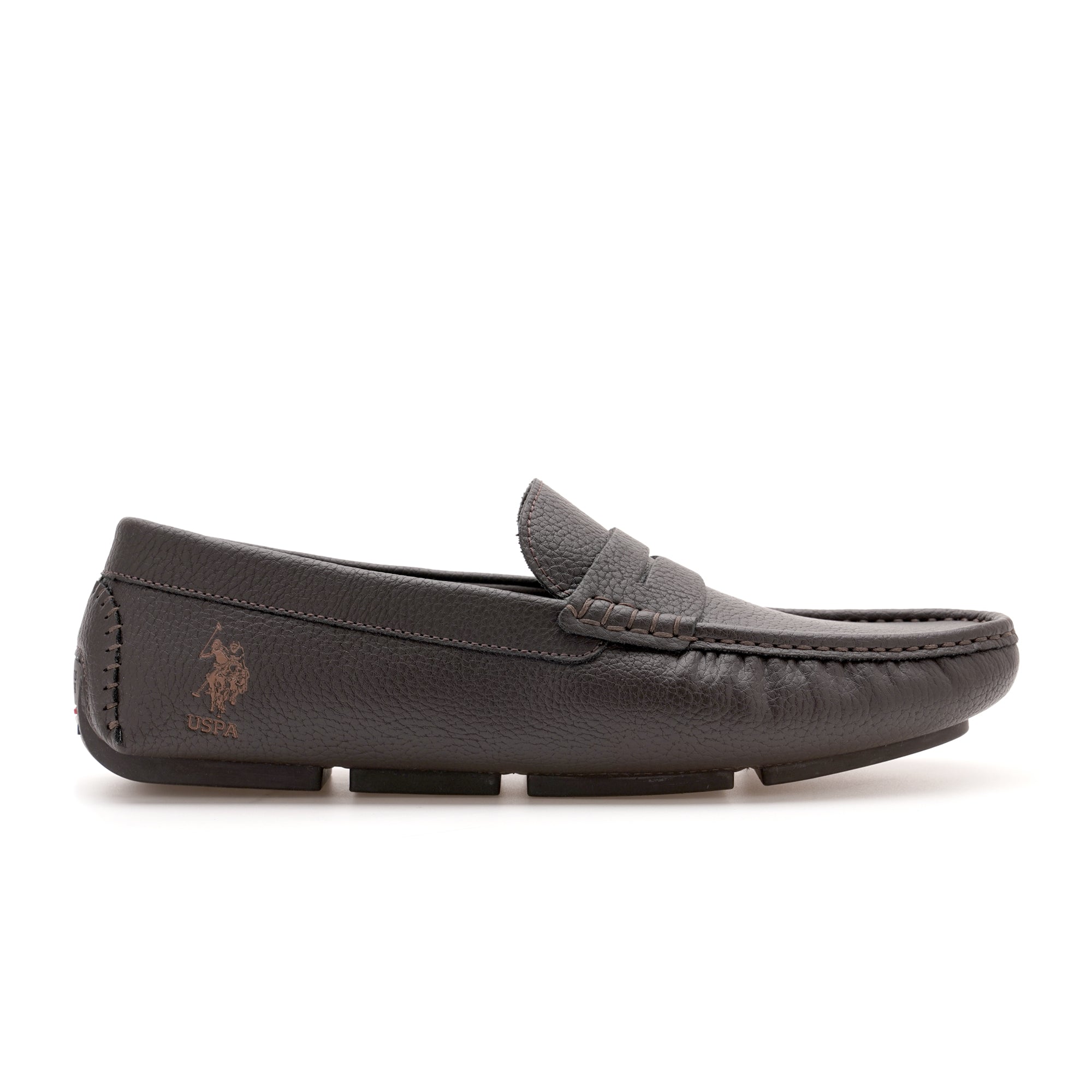 Men Kiger 2.0 Textured Loafers Brown - U.S. Polo Assn. India | Large