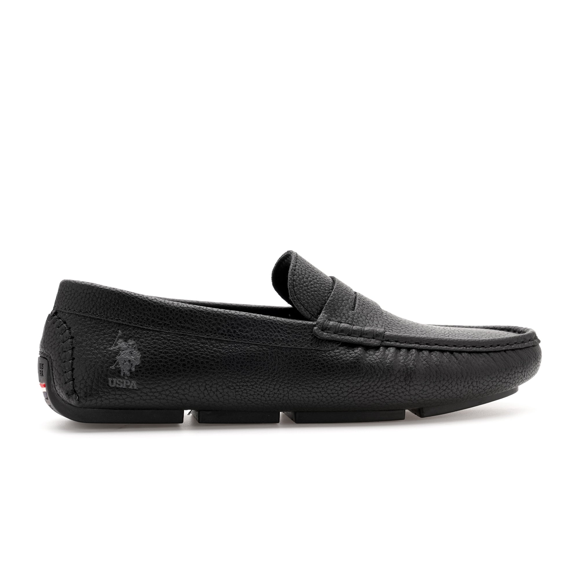Men Kiger 2.0 Textured Loafers Black - U.S. Polo Assn. India | Large
