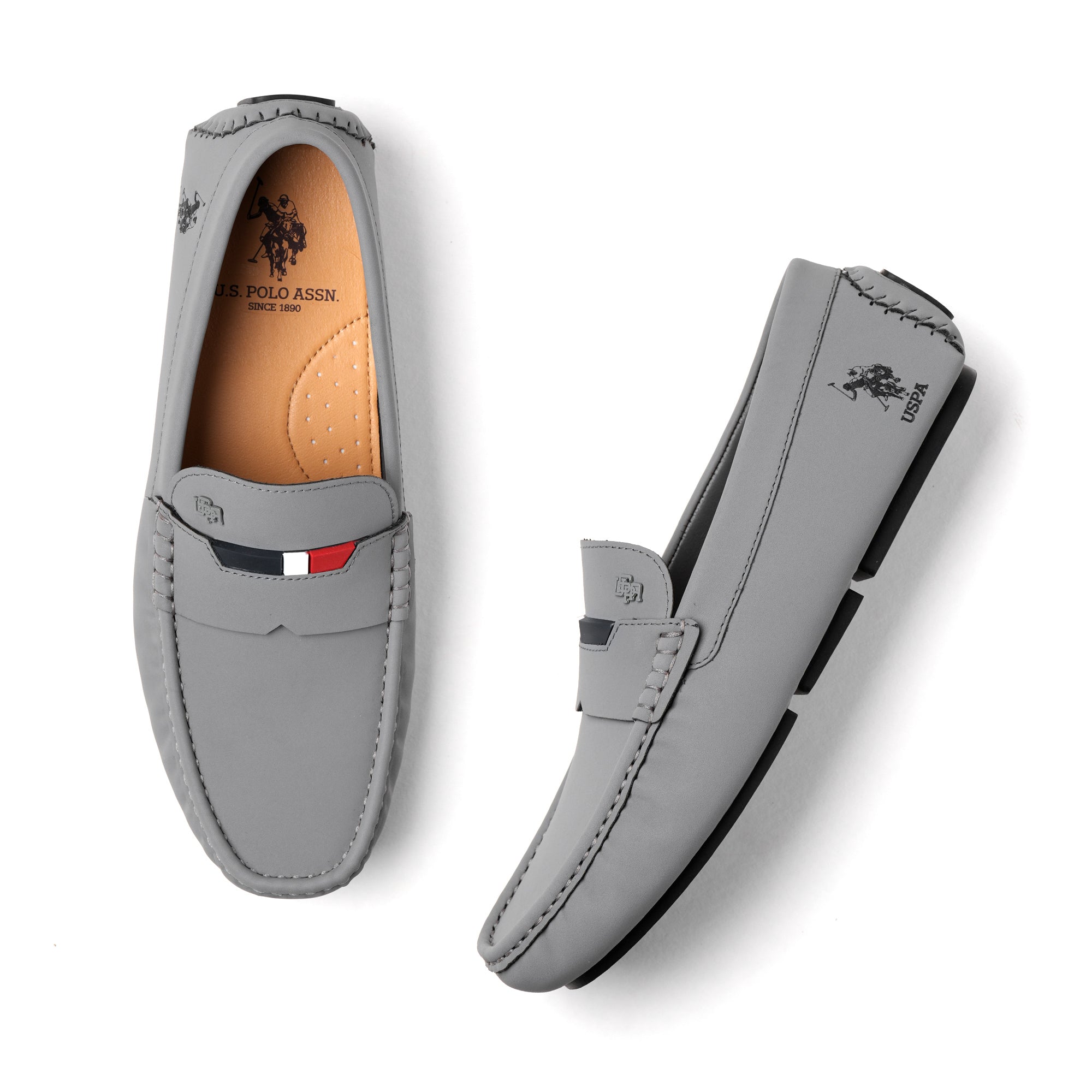 Men Galer 2.0 Loafers Grey - U.S. Polo Assn. India | Large