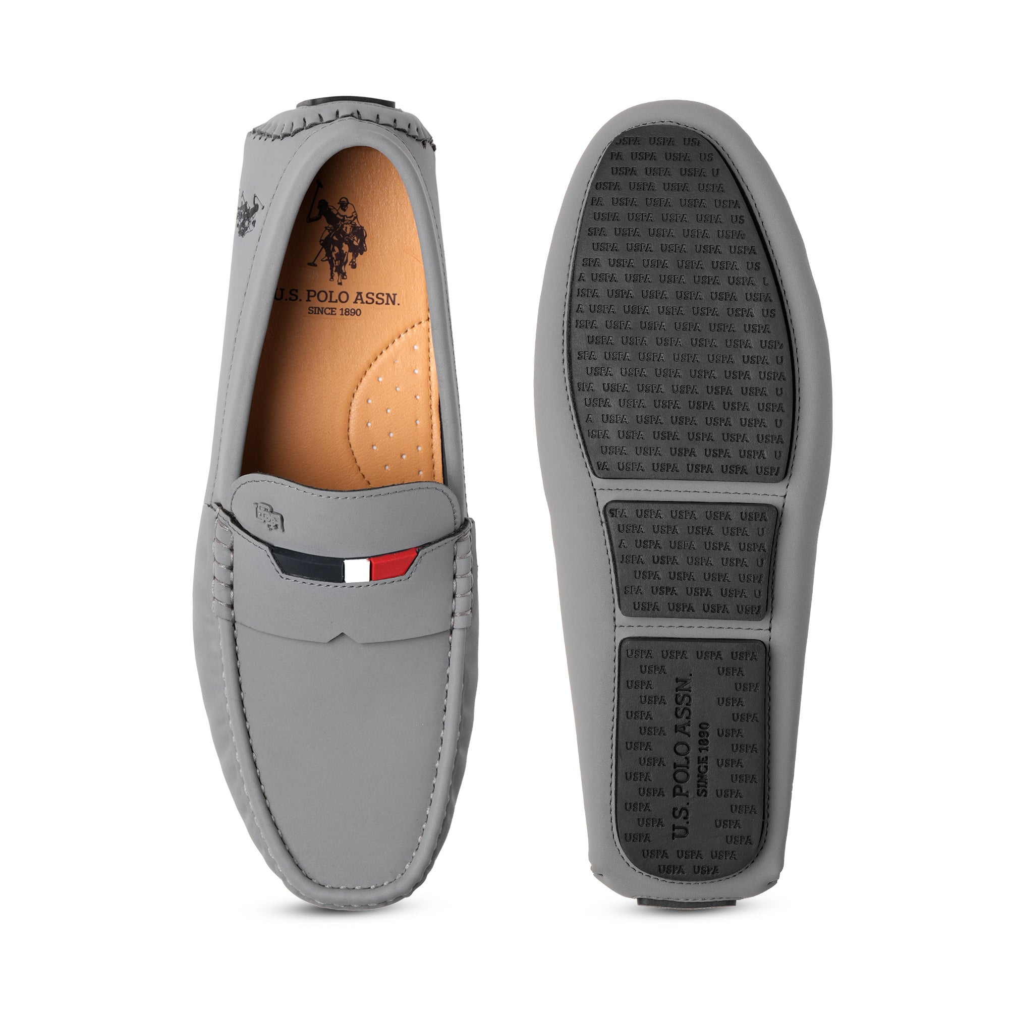 Men Galer 2.0 Loafers Grey - U.S. Polo Assn. India | Large